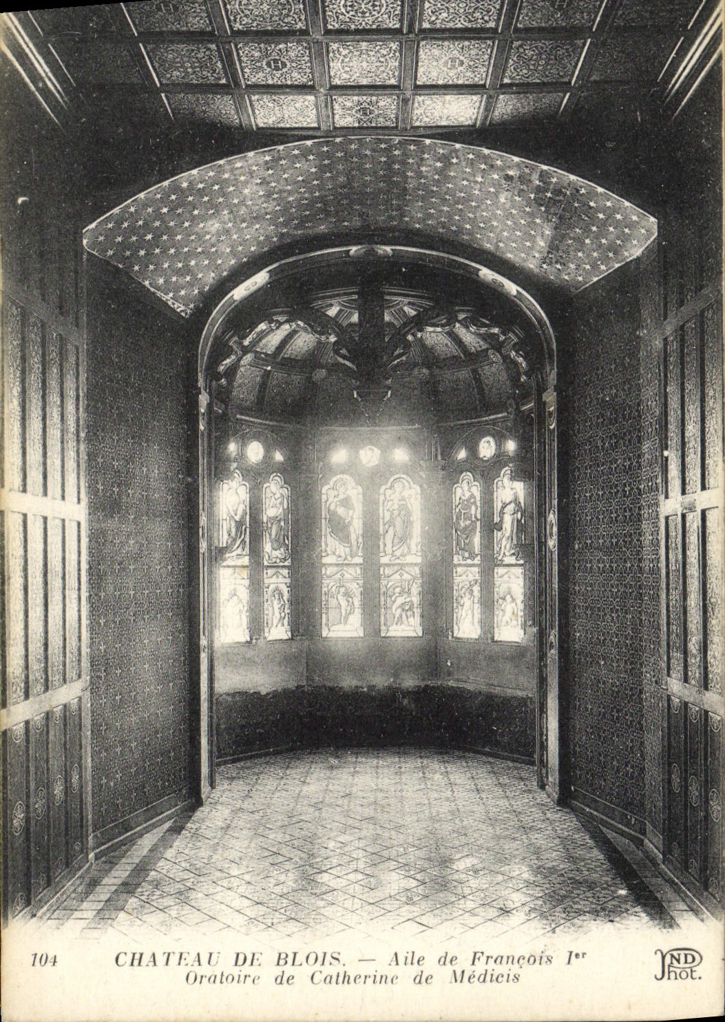 CPA Chateau De Blois Aile de Francois 1er Oratoire de Catherine de Medicis