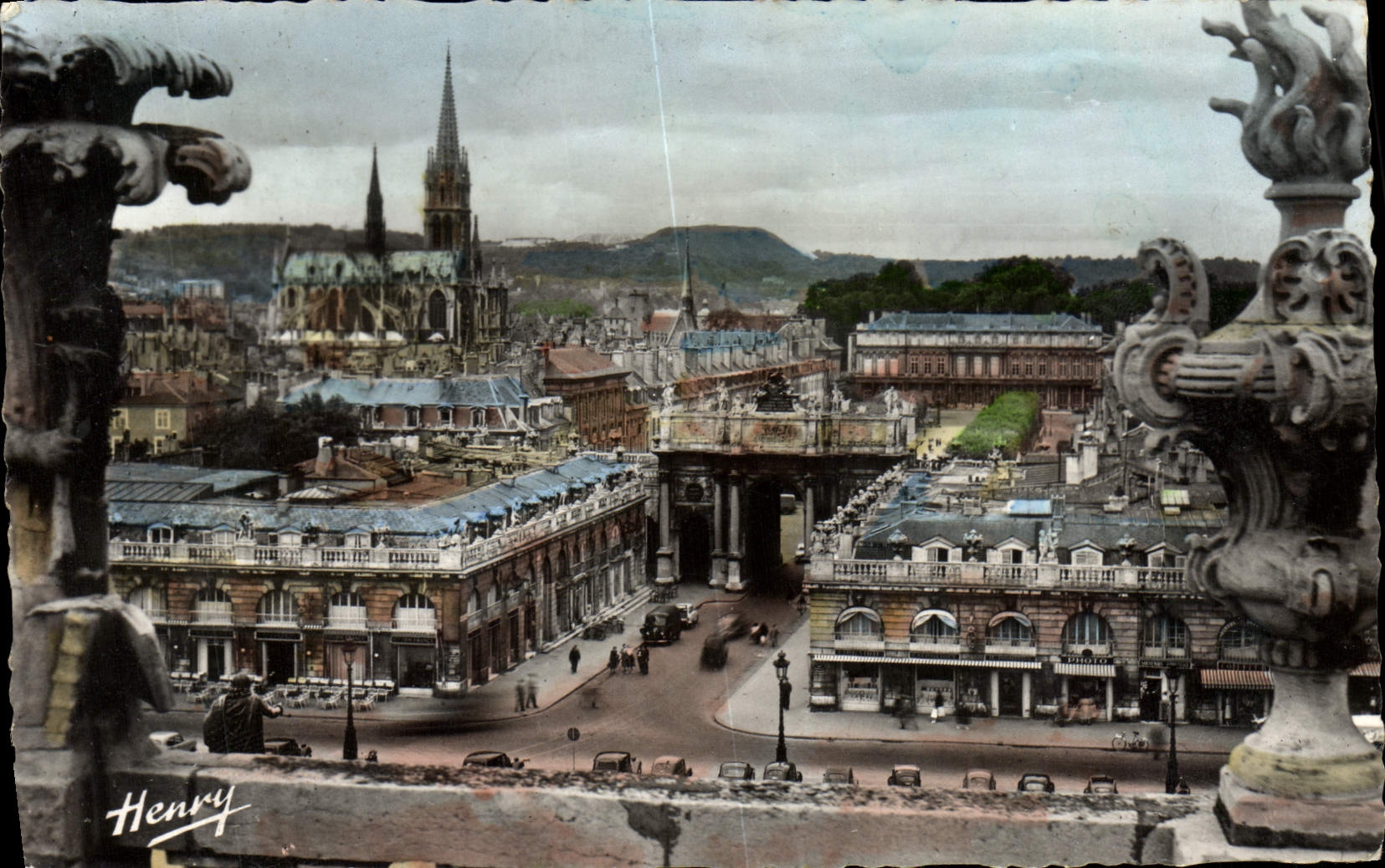 CPM Nancy La Place Stanislas Vue De l'Hotel De Ville