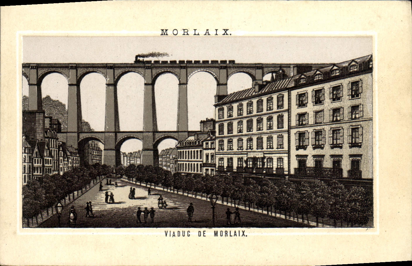 MODERN CARD Morlaix Viadux De Morlaix