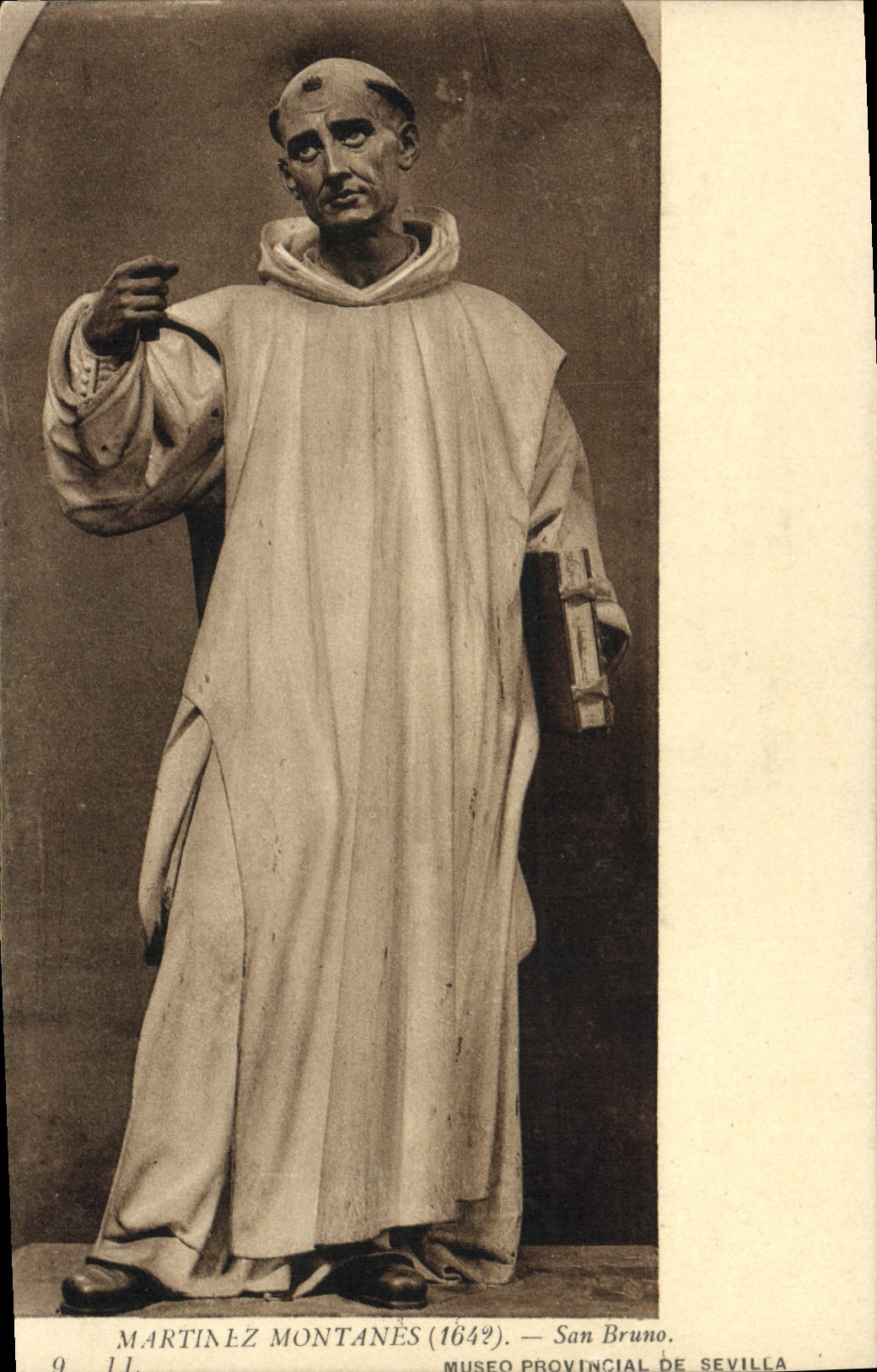 VINTAGE POSTCARD Martinez Montanes San Bruno Sevilla