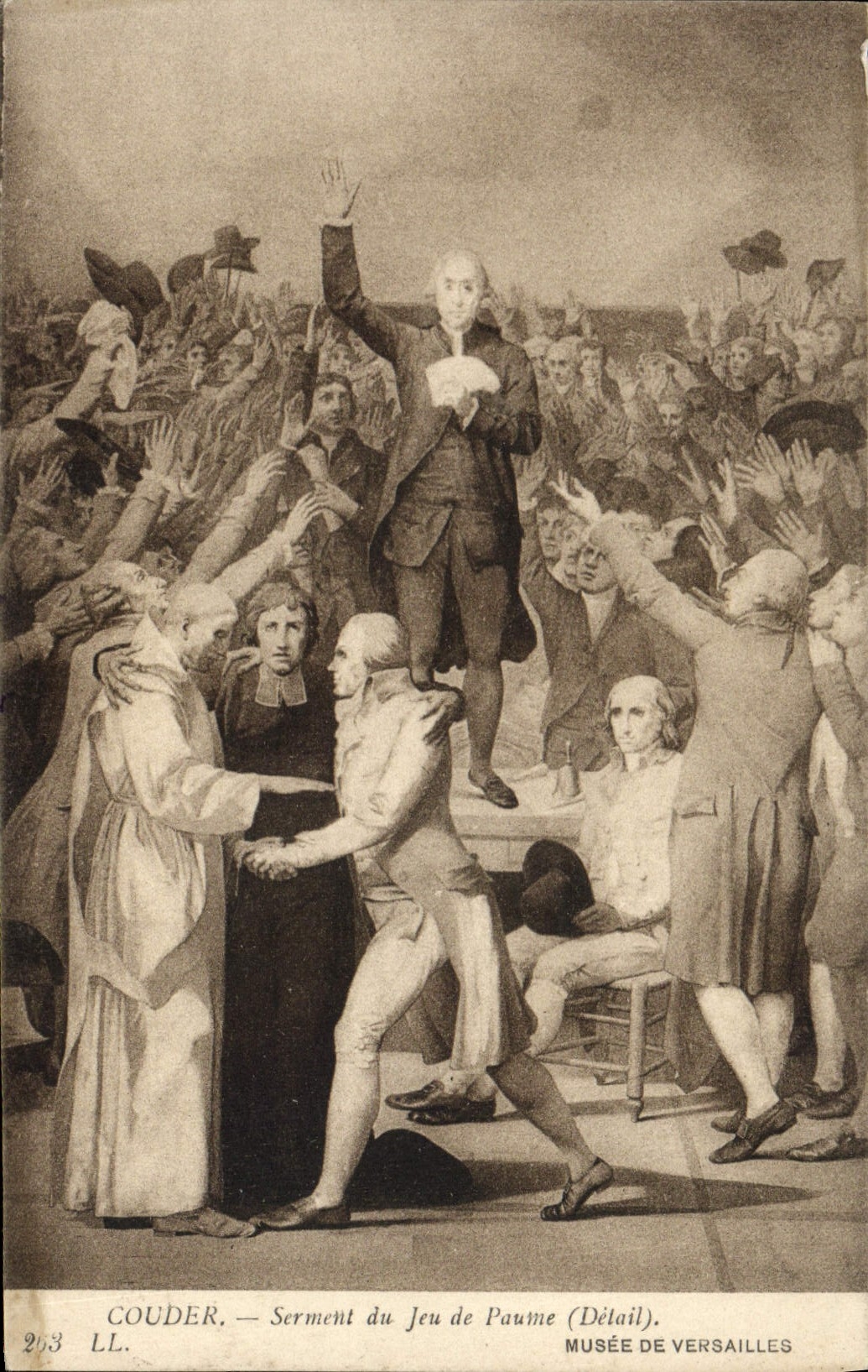 VINTAGE POSTCARD To bend Oath Of I Of Palm Museum Of Versailles