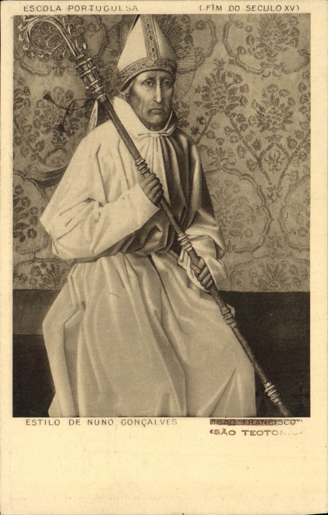 VINTAGE POSTCARD Escola Portugulsa C Seculo