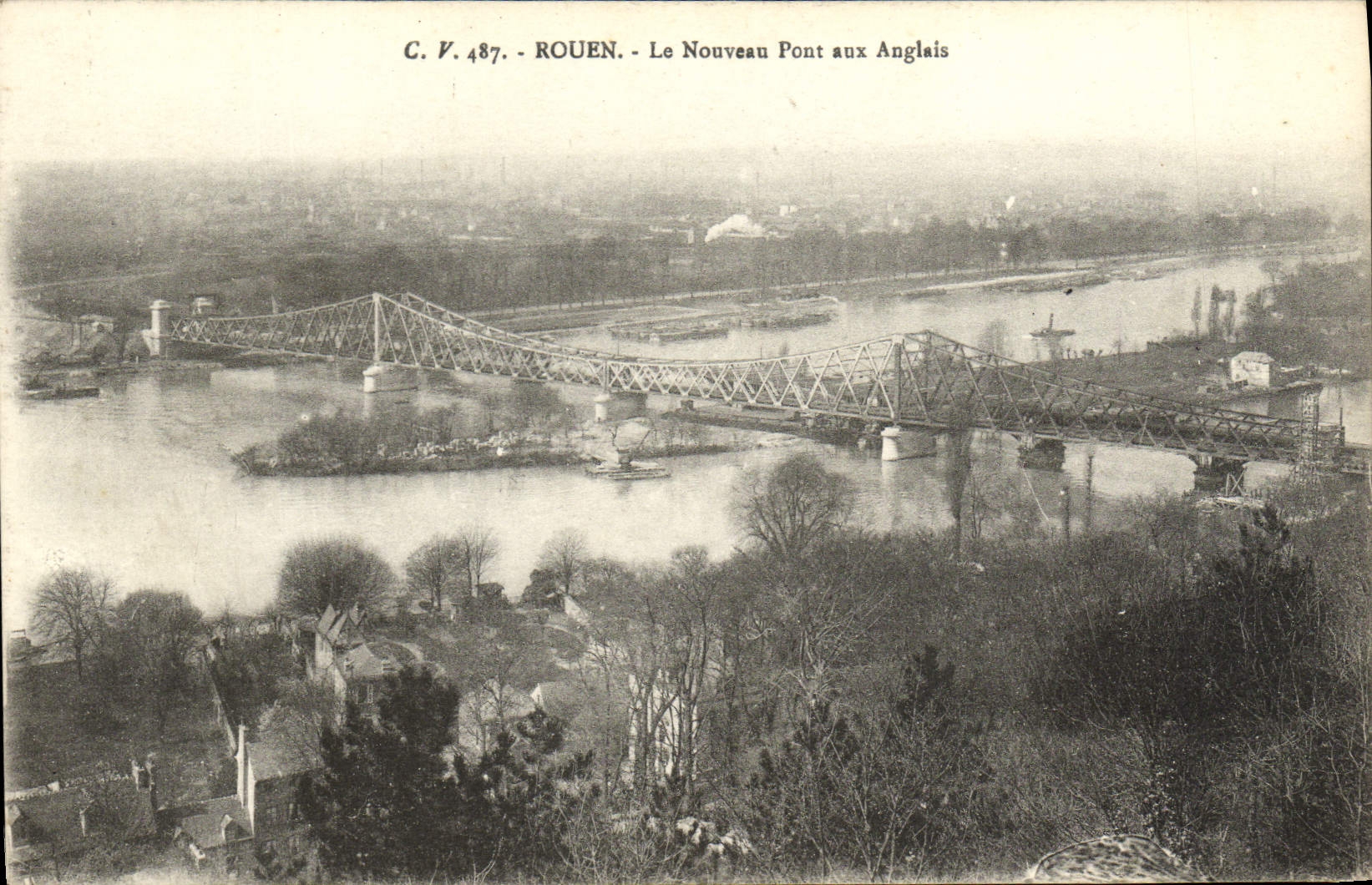 CPA Rouen Le Nouveau Pont aux Anglais