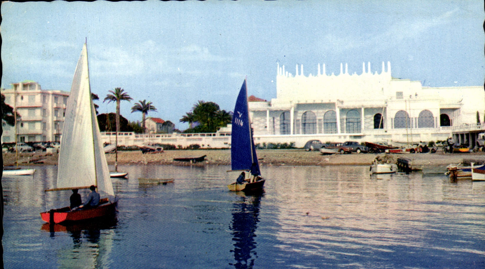 CPM Reflets De La Cote d'Azur Cannes Le Palm Beach Et Le Port Du Mycca