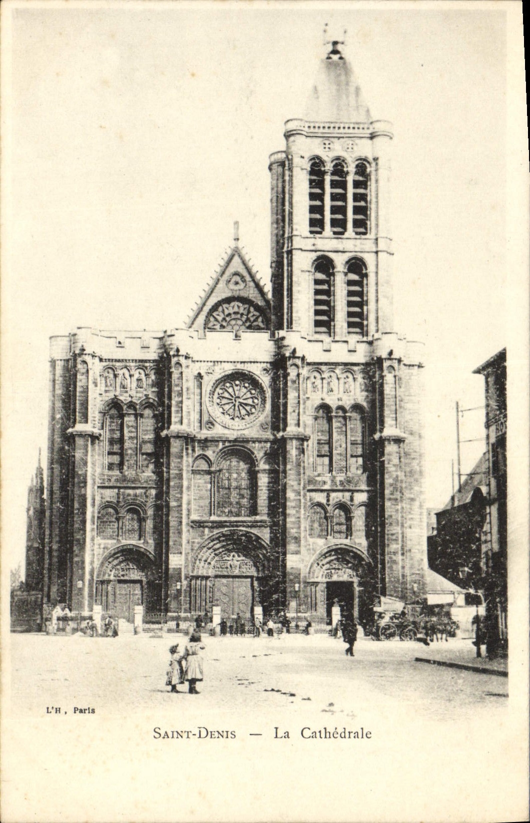 VINTAGE POSTCARD Holy Denis the Cathedral