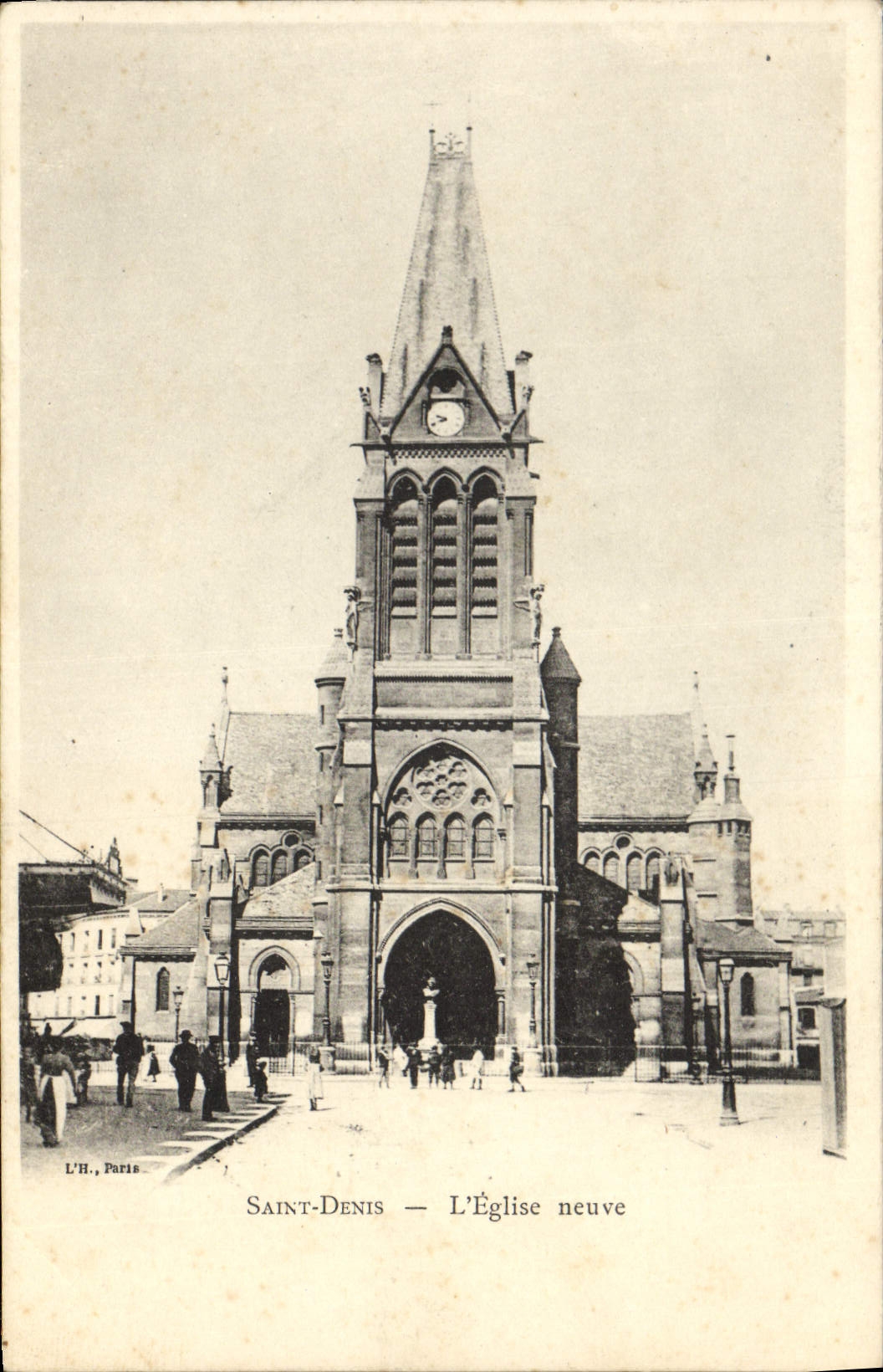 VINTAGE POSTCARD Holy Denis the New Church