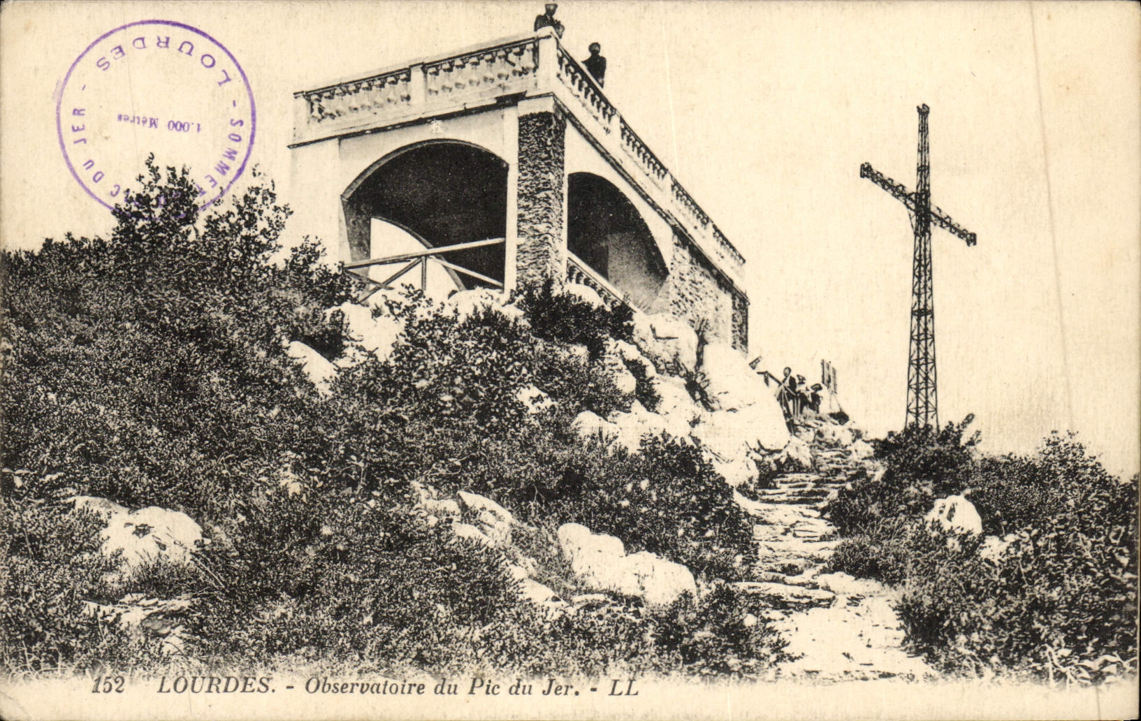 CPA Lourdes Observatoire du Pic du Jer
