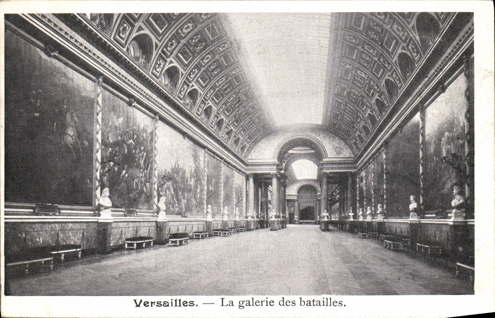 CPA Versailles La Galerie des Batailles