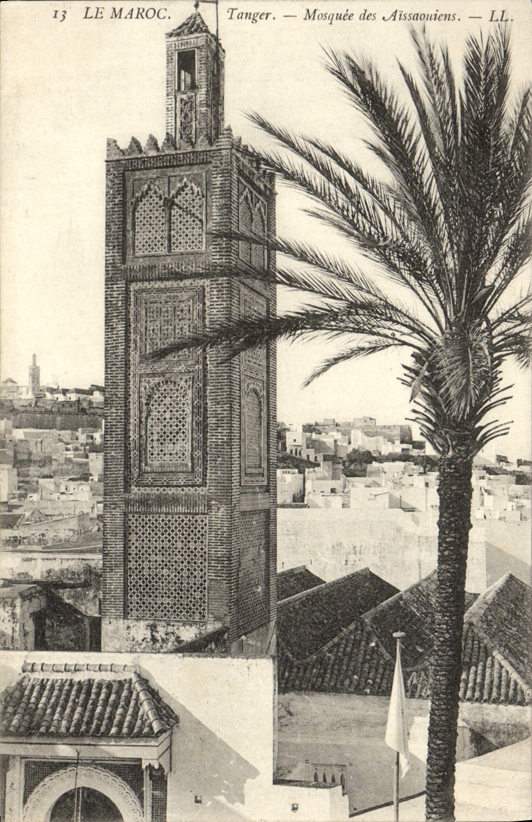 CPA Le Maroc Tanger Mosquee des Aissaouiens