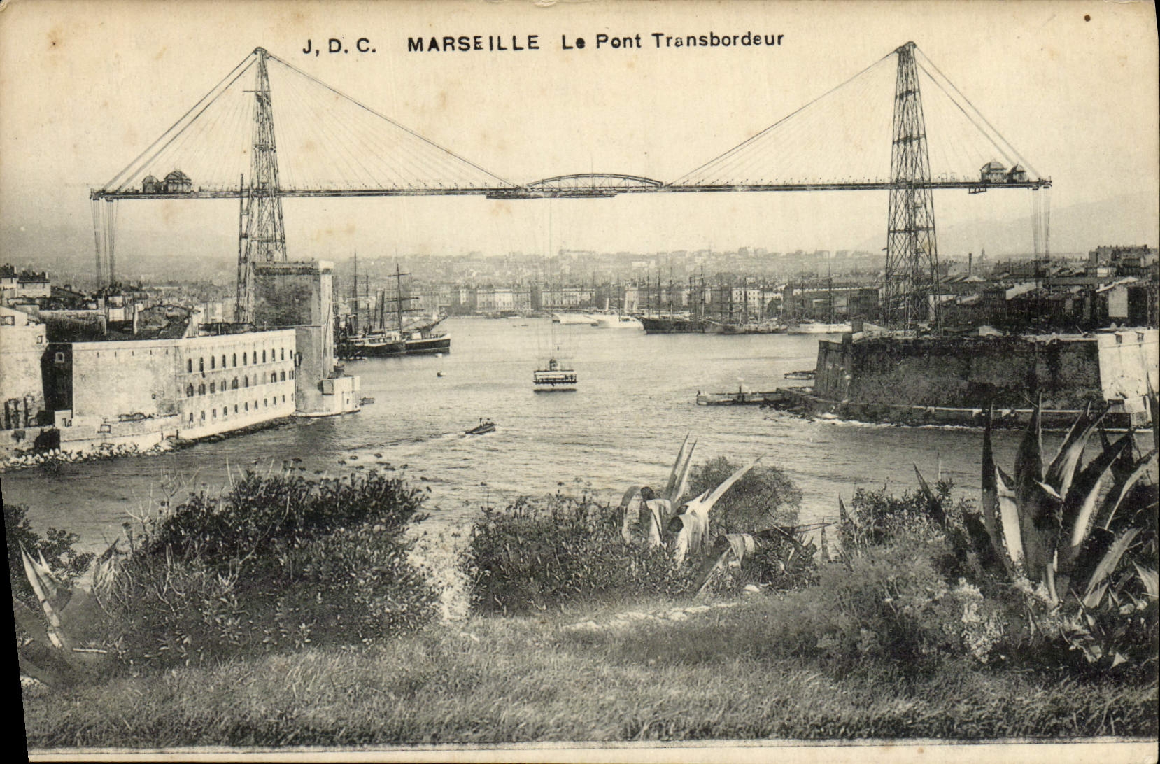 CPA Marseille Le pont Trensbordeur