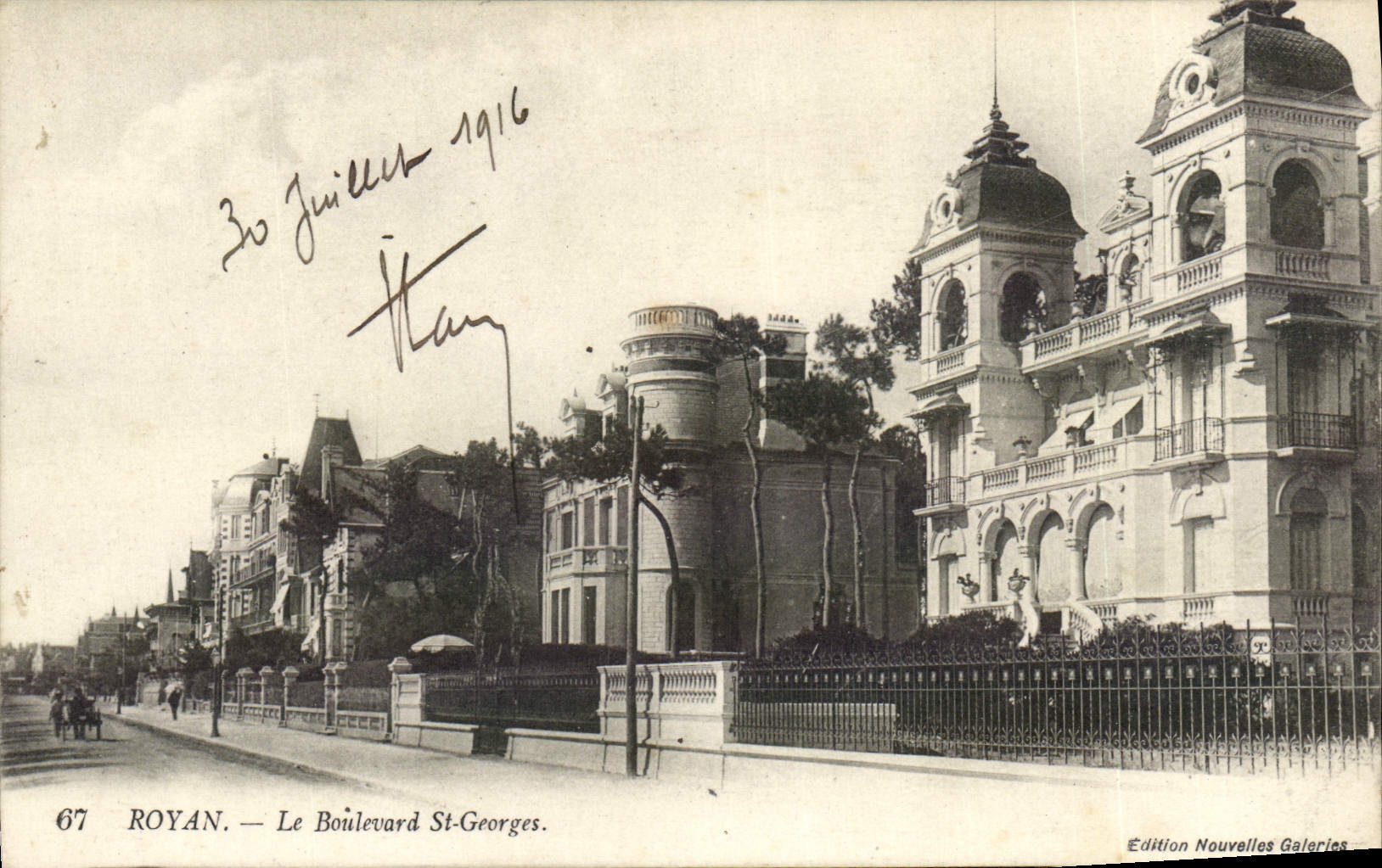 CPA Royan Le Boulevard St Georges