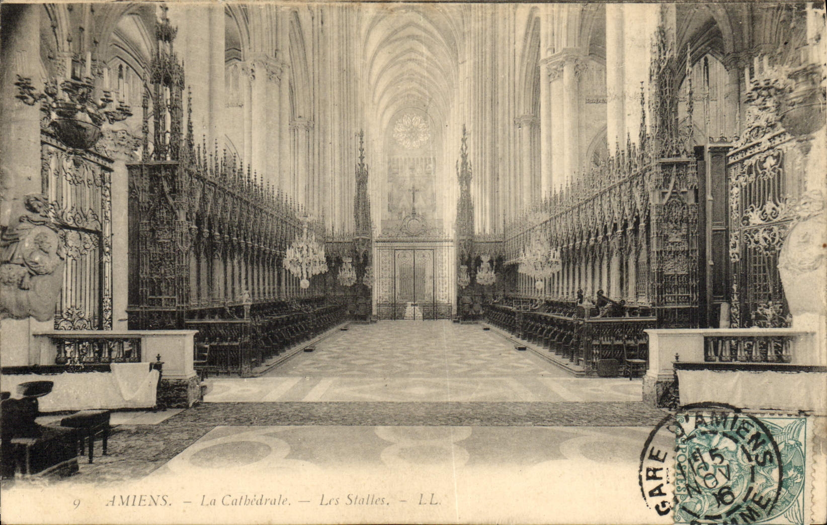 CPA Amiens La Cathedrale Les stalles