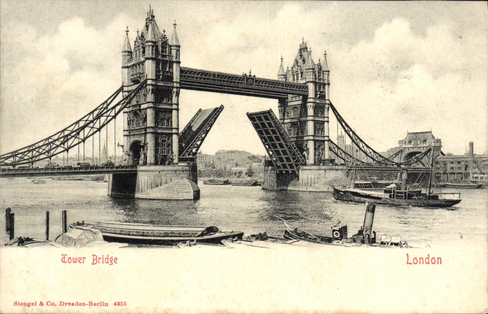 CPA London Tower Bridge Bateaux