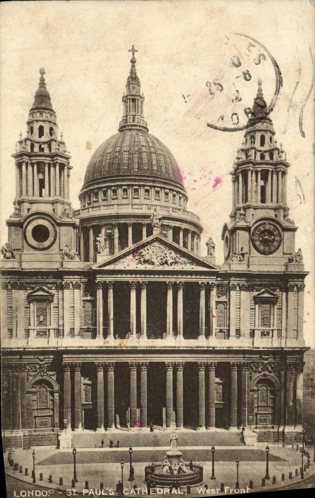 CPA London St Paul's Cathedral West Front