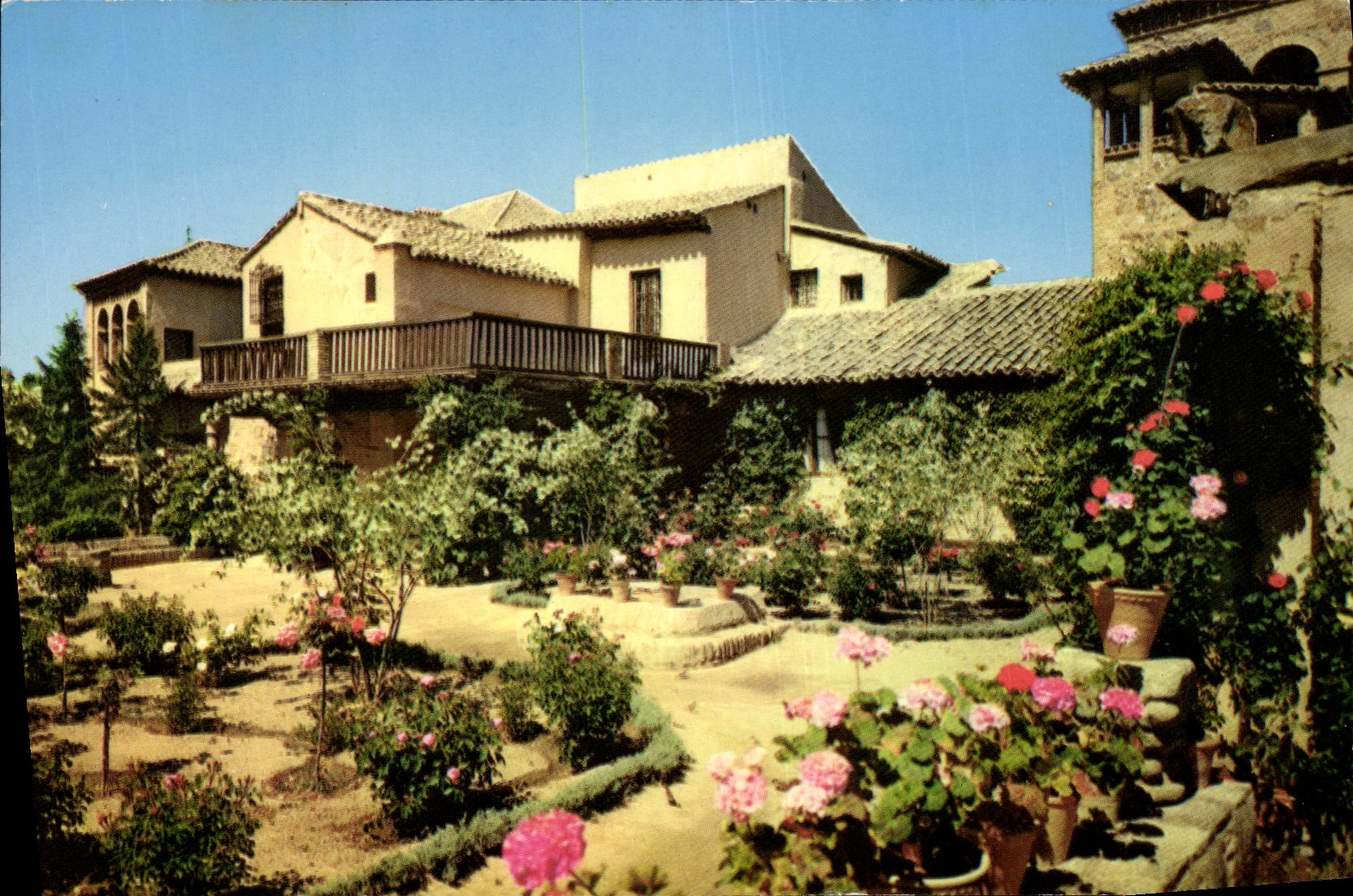 CPM Toledo Jardin et maison du Greco
