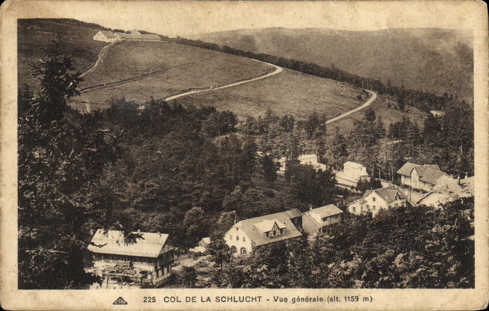 CPA Col de la Schlucht Vue Generale