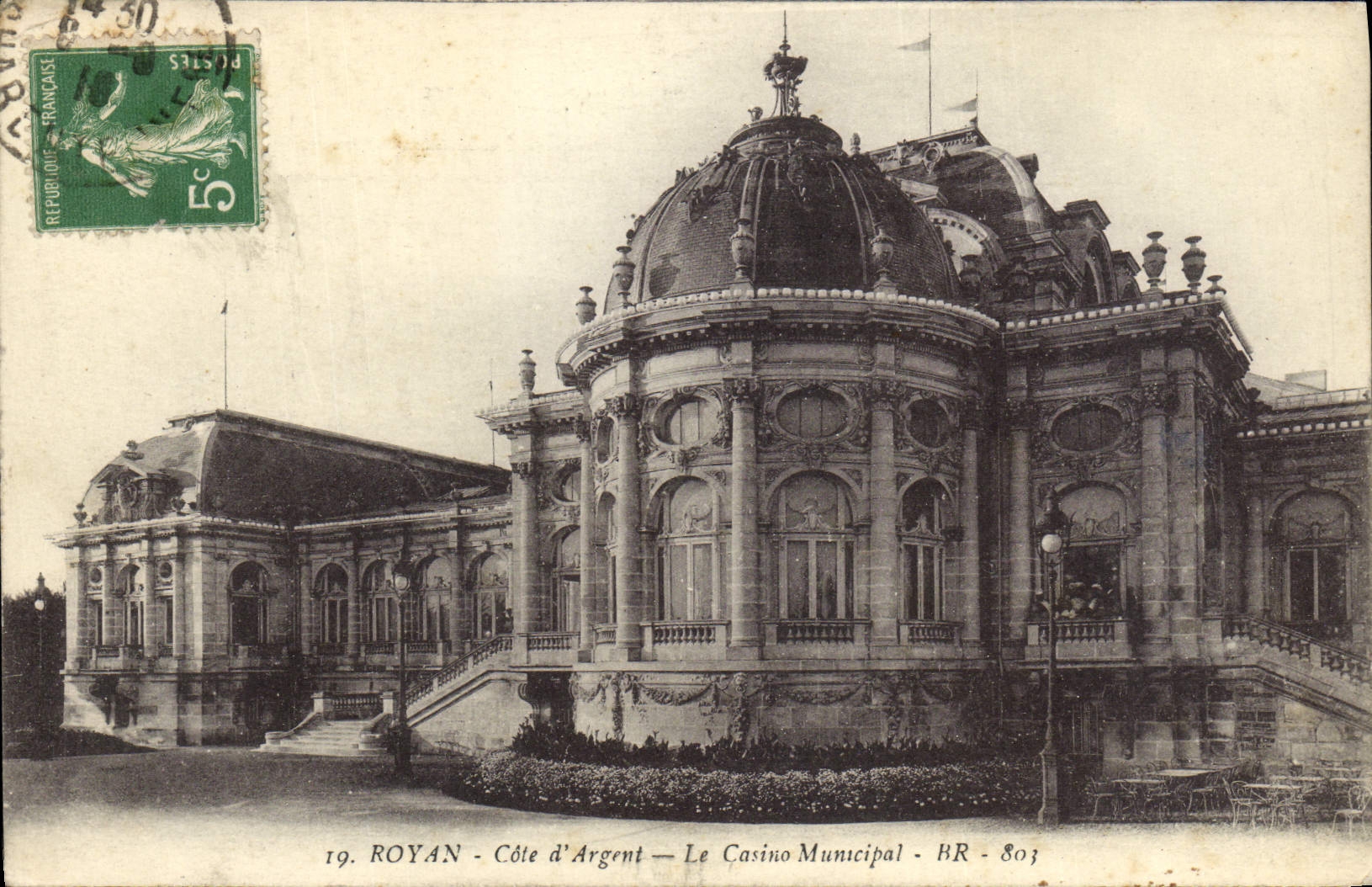 CPA Royan Cote D'Argent Le Casino Municipal