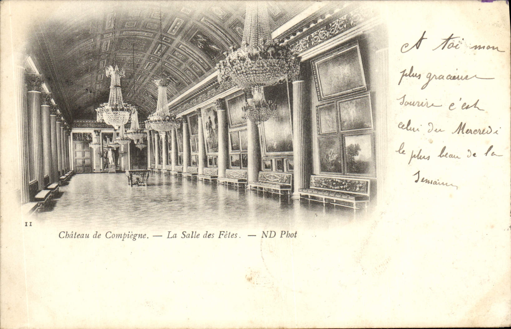 CPA Chateau de Compiegne La Salle des Fetes