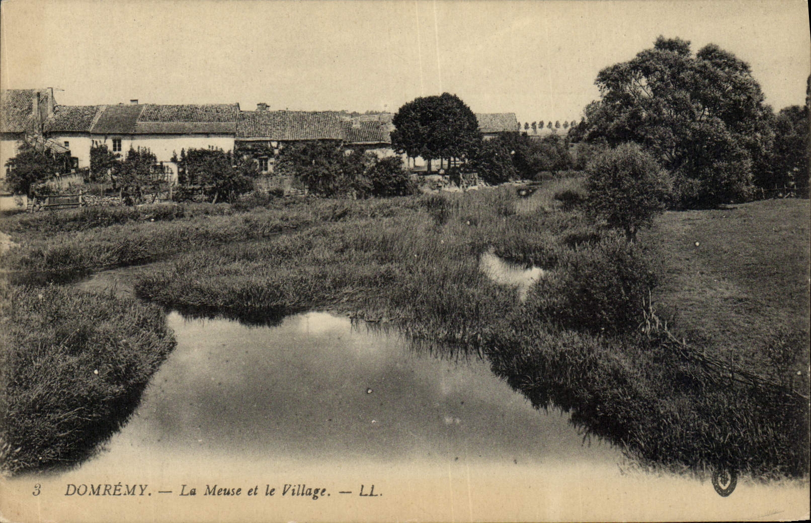 CPA Domremy La Meuse et le Village