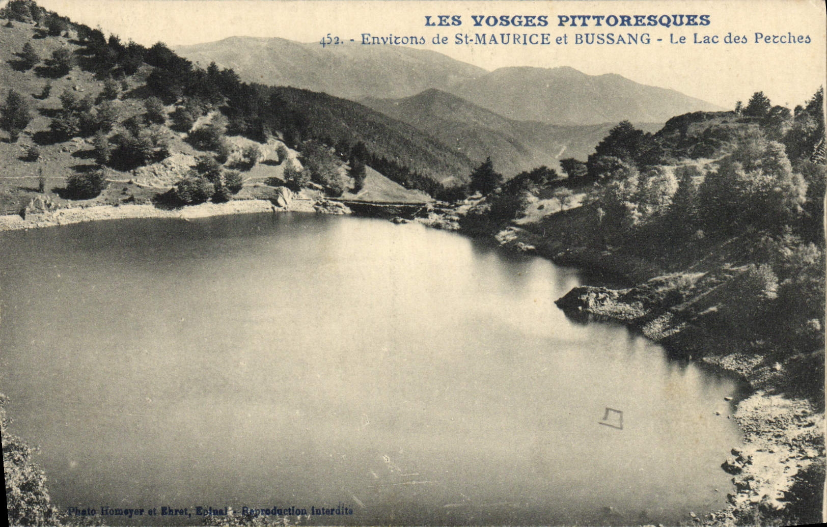 CPA Environs de St Maurice et Bussang le lac des Perches
