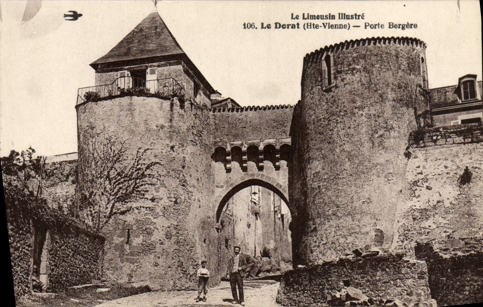 CPA Le Dorat Porte Bergere