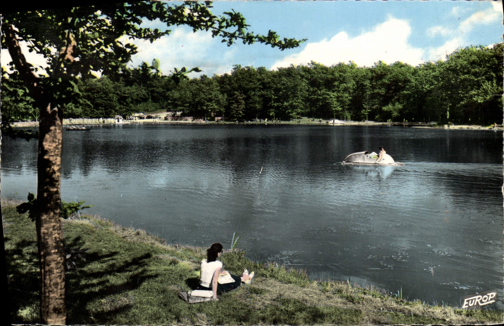 MODERN CARD Contrexeville the Lake of the Madness