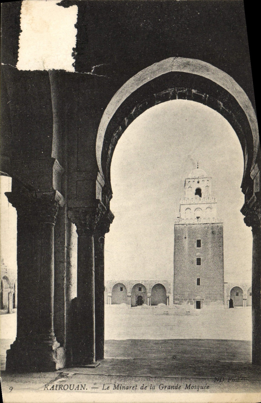 CPA Kairouan Le Minaret de la Grande Mosquee