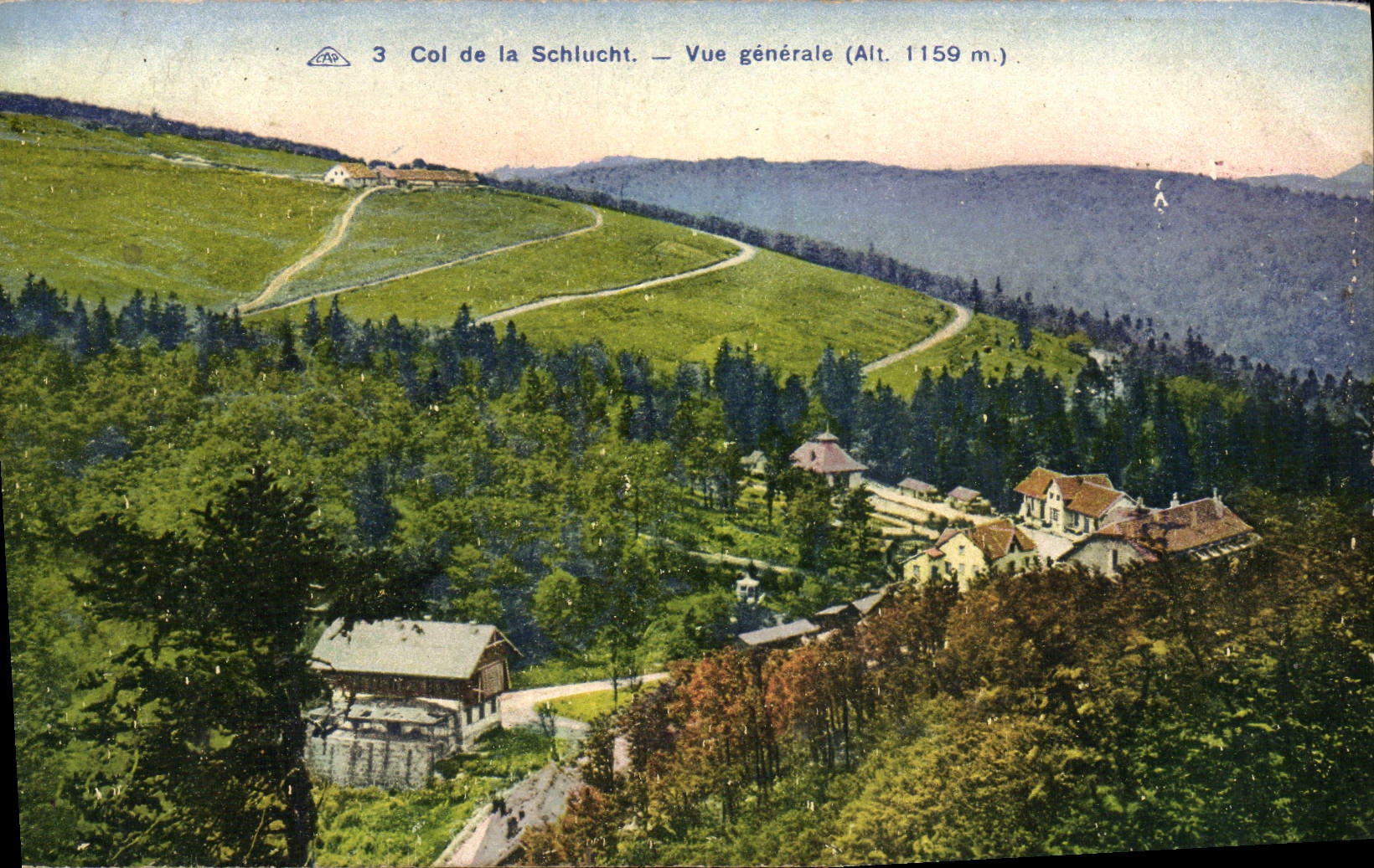CPA Col de la Schlucht Vue Generale