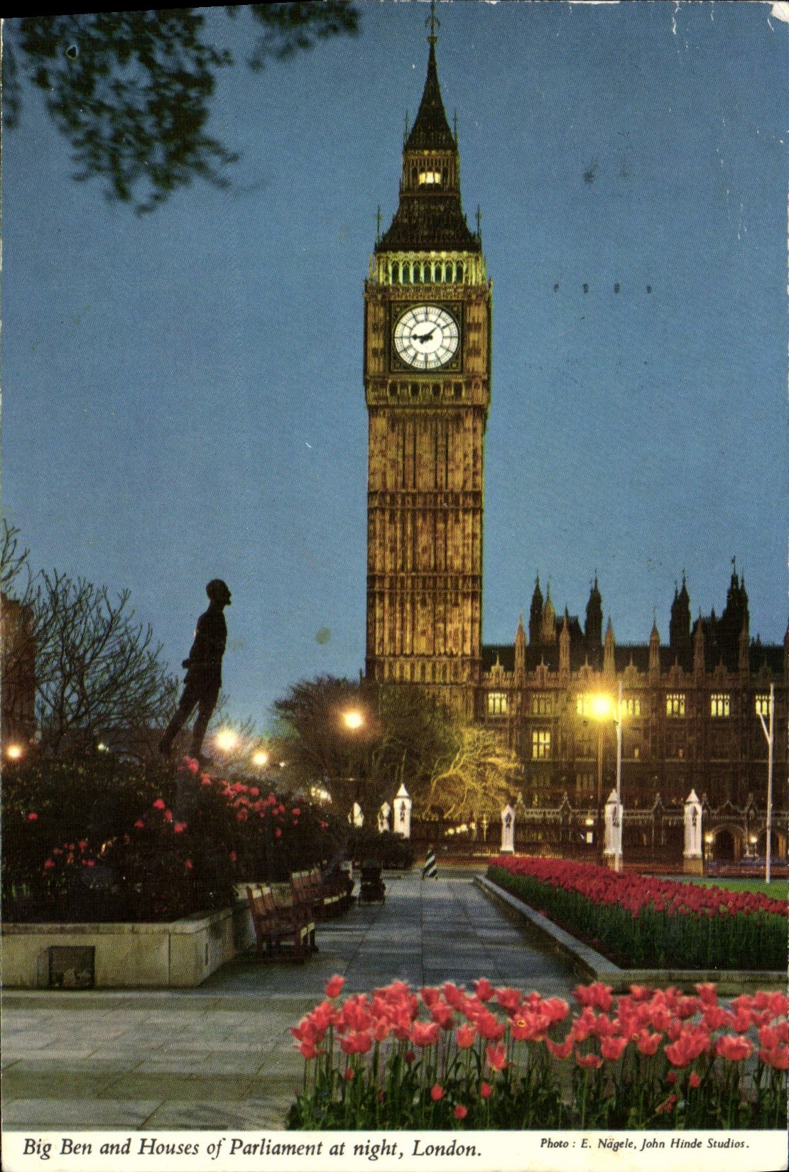 CPM London Big Ben and Houses of Parliament at Night