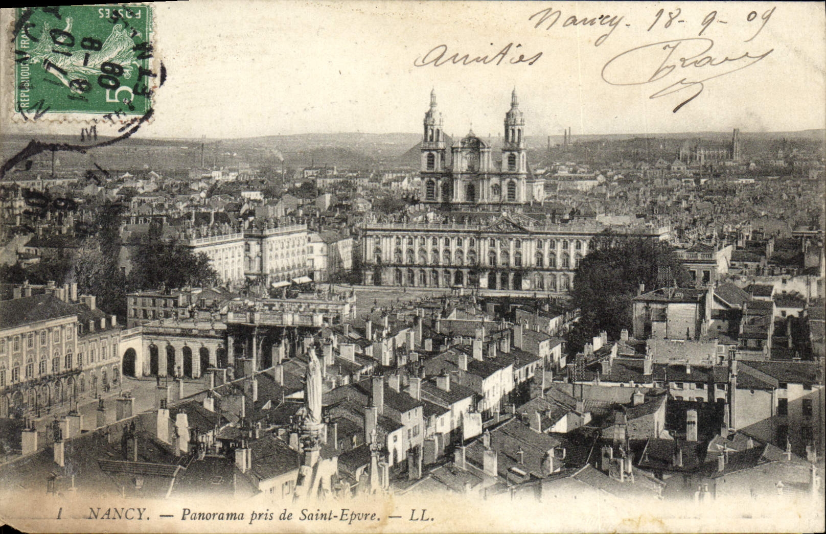 CPA Nancy Panorama Pris De Saint Epvre