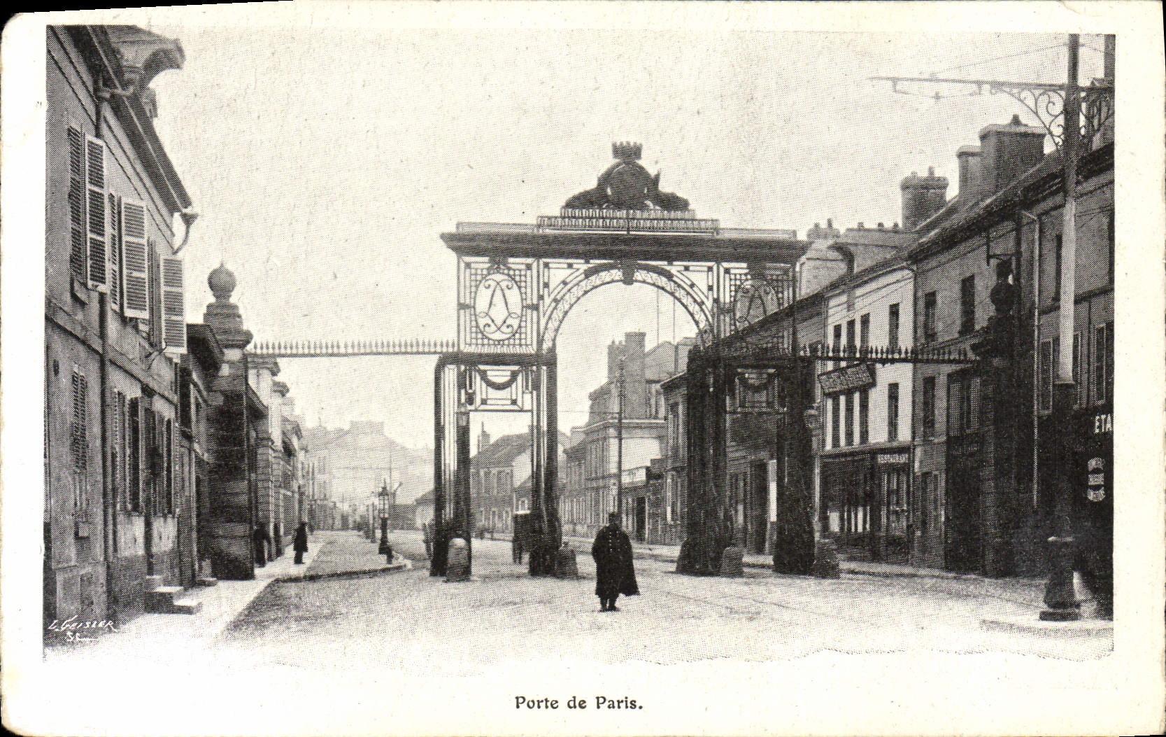 CPA Porte De Paris Reims
