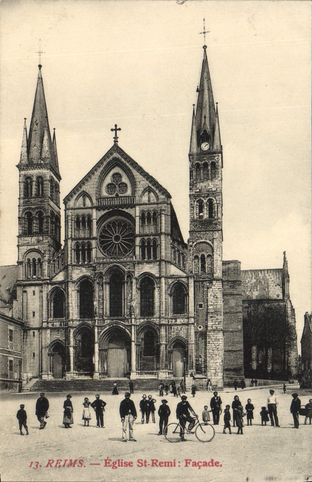 CPA Reims Eglise St Remi