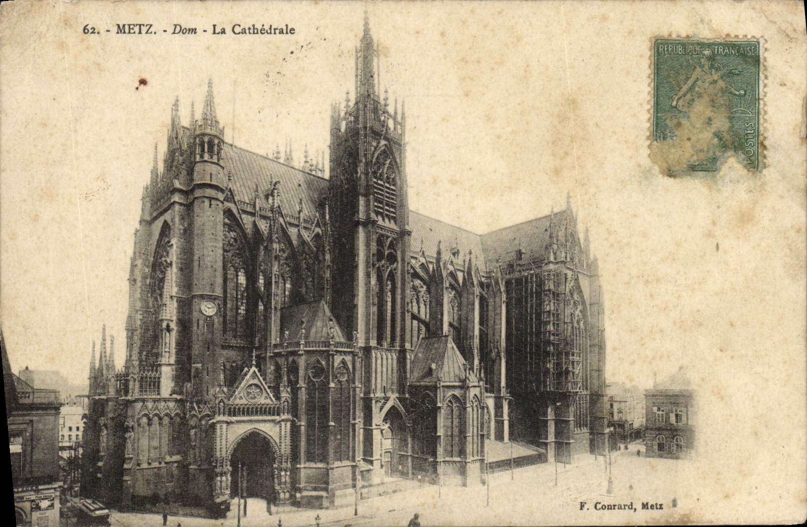CPA Metz Dom La Cathedrale