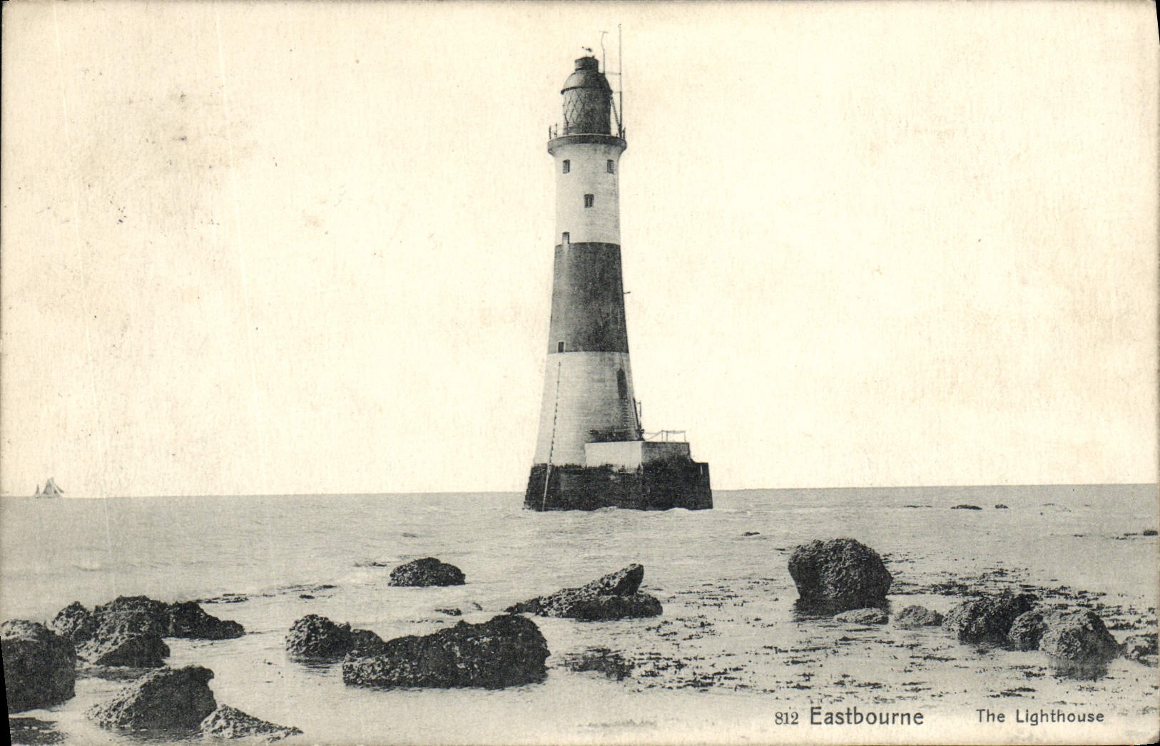 CPA Eastbourne The Lighthouse Phare