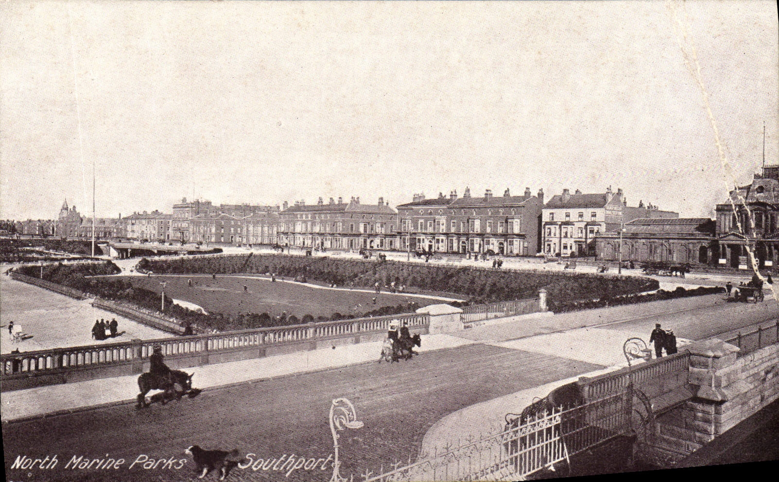 El infante de marina del norte de la POSTAL de la VENDIMIA parquea Southport