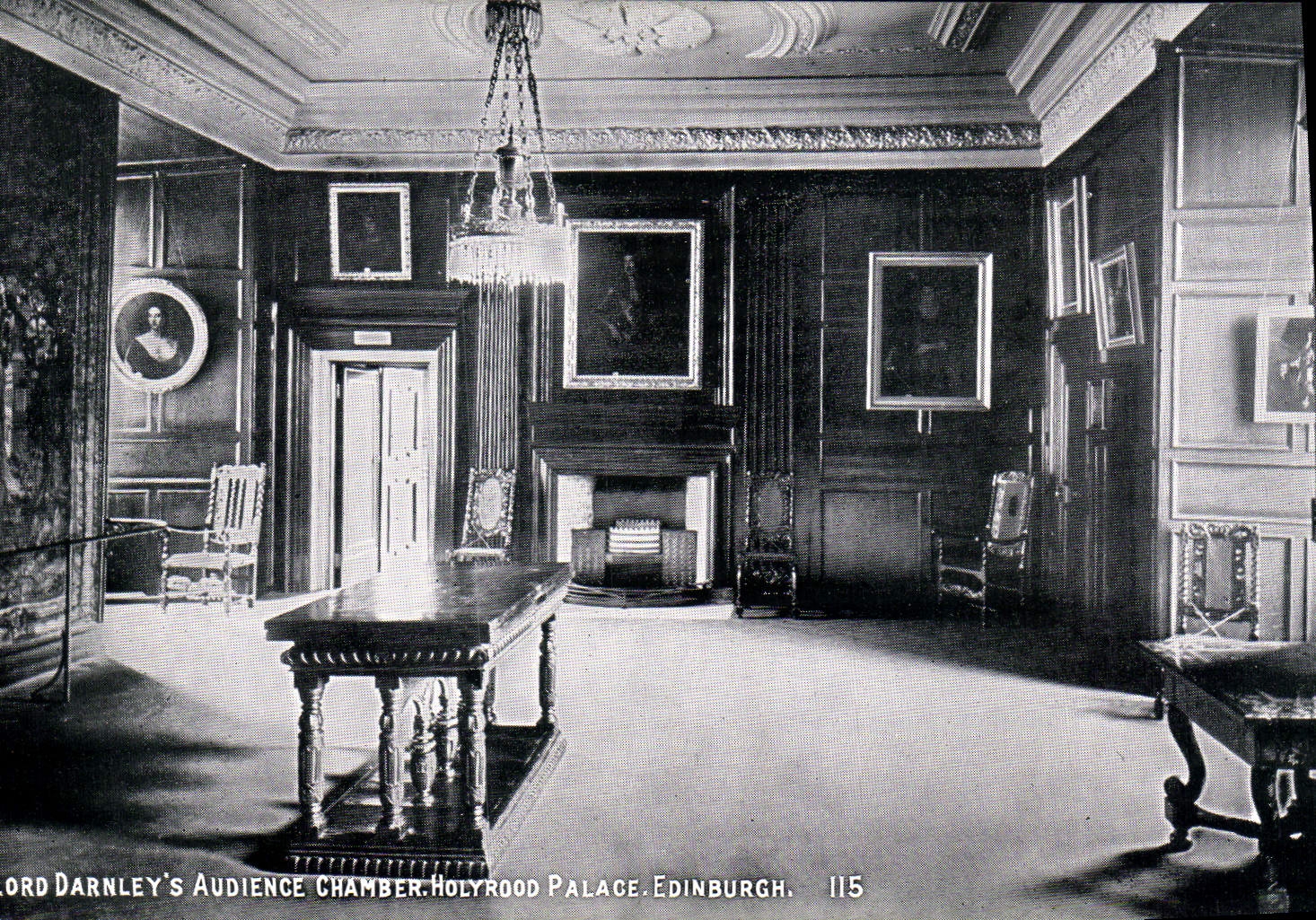 CPA Lord Darnley's Audience Chamber Holyrood Palace Edinburgh
