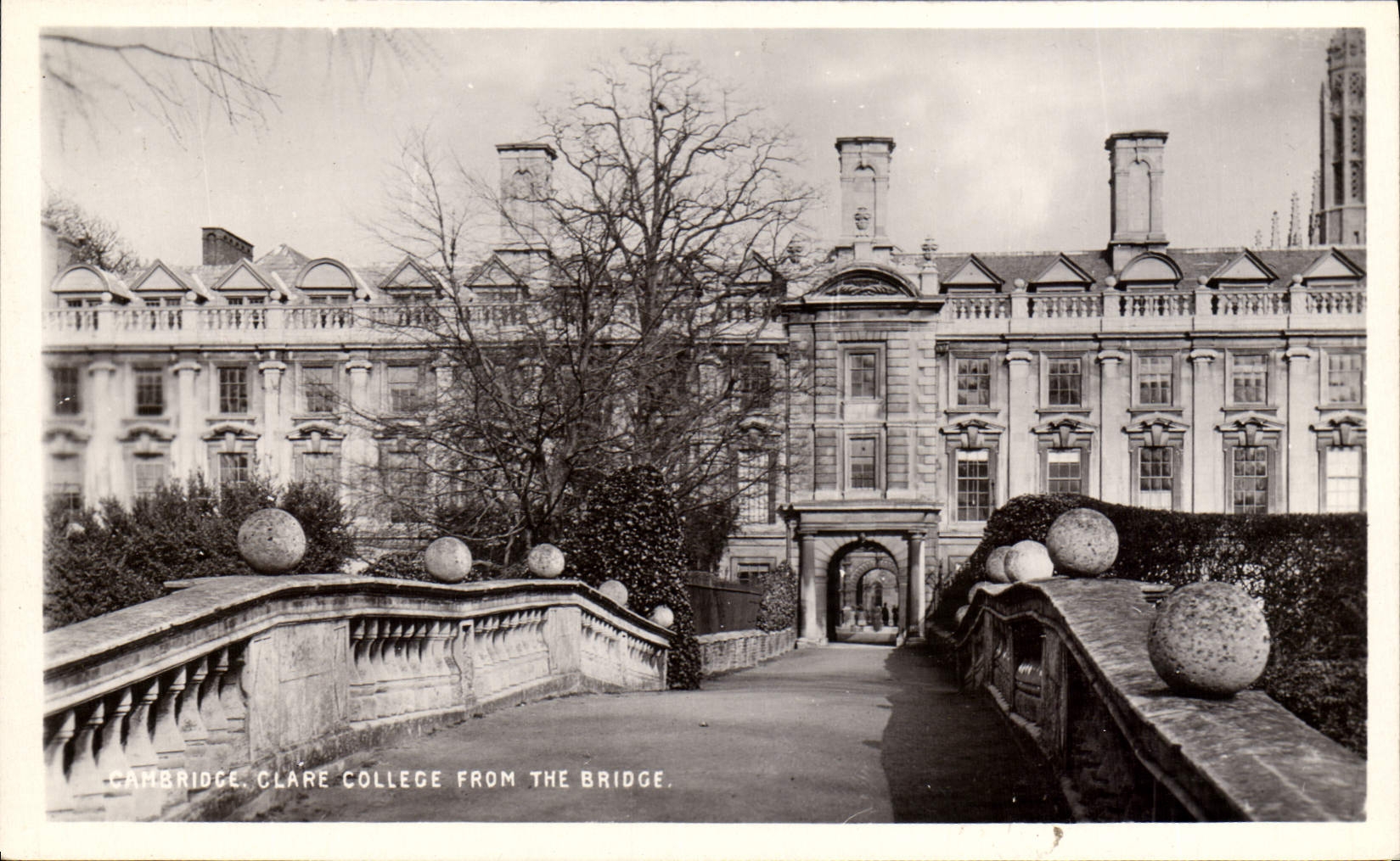 CPA Cambridge Clare College From The Bridge
