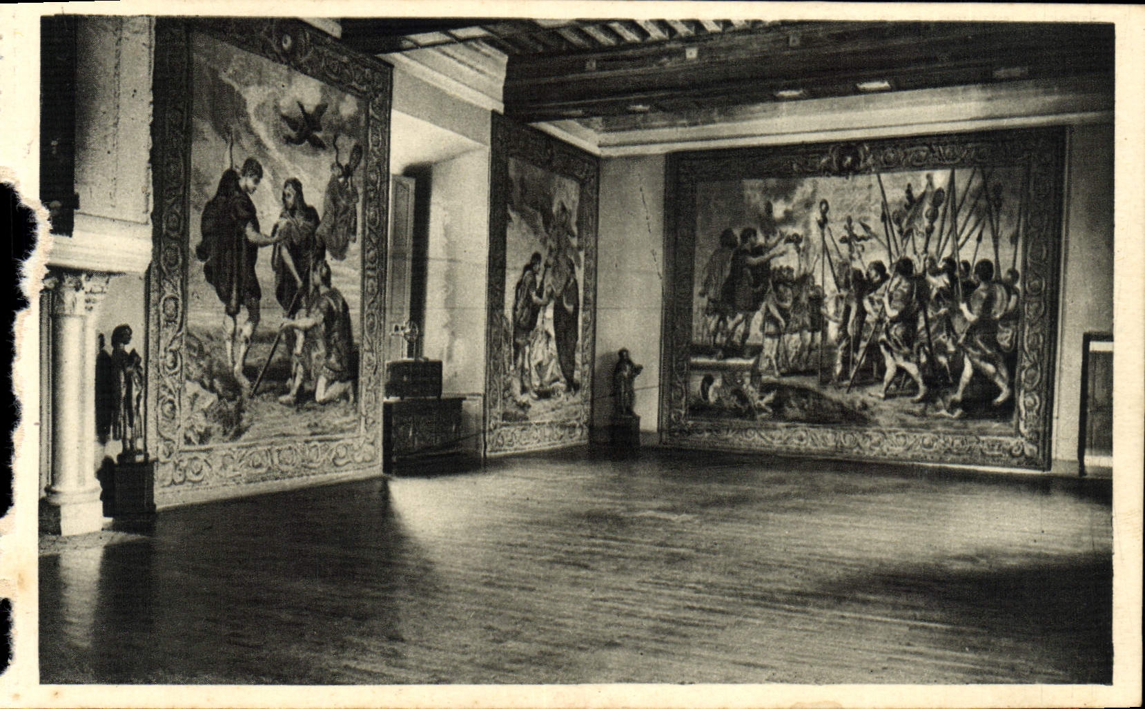 CPA Chateau D'Azay Le Rideau Salle De Fetes