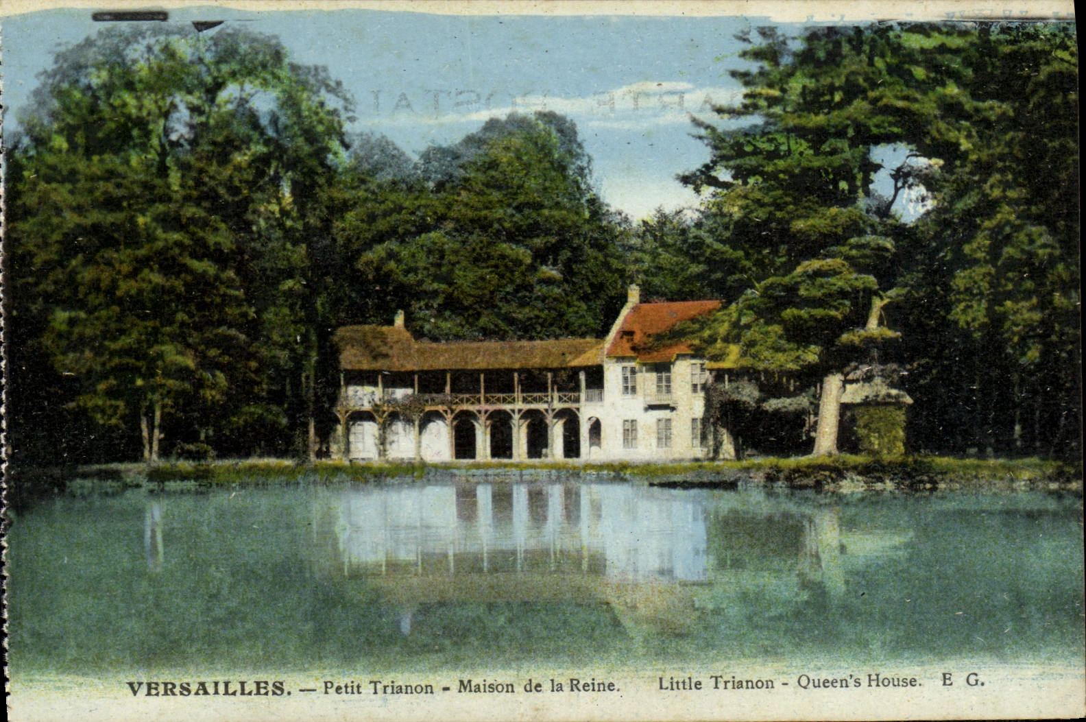 CPA Versailles Petit Trianon Maison De La Reine