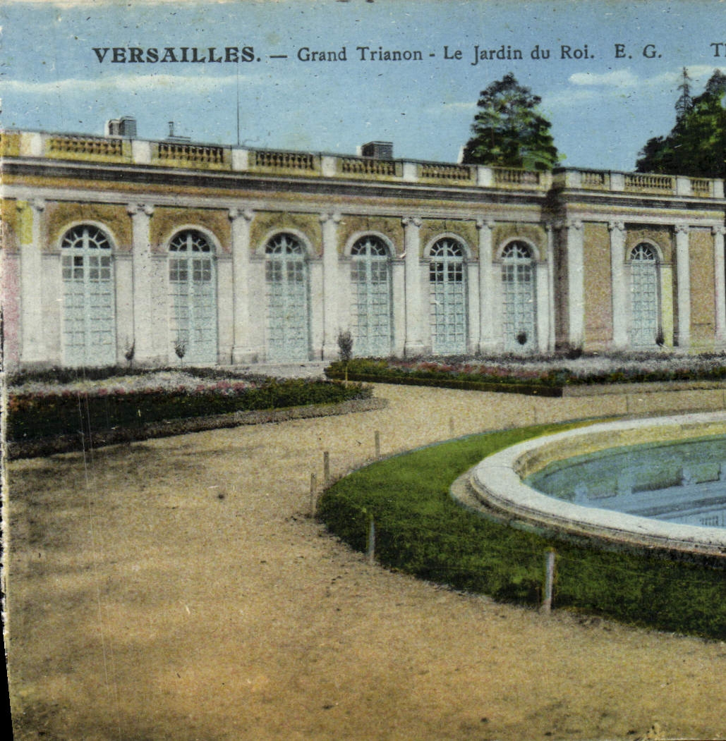 CPA Versailles Grand Trianon Le Jardin Du Roi