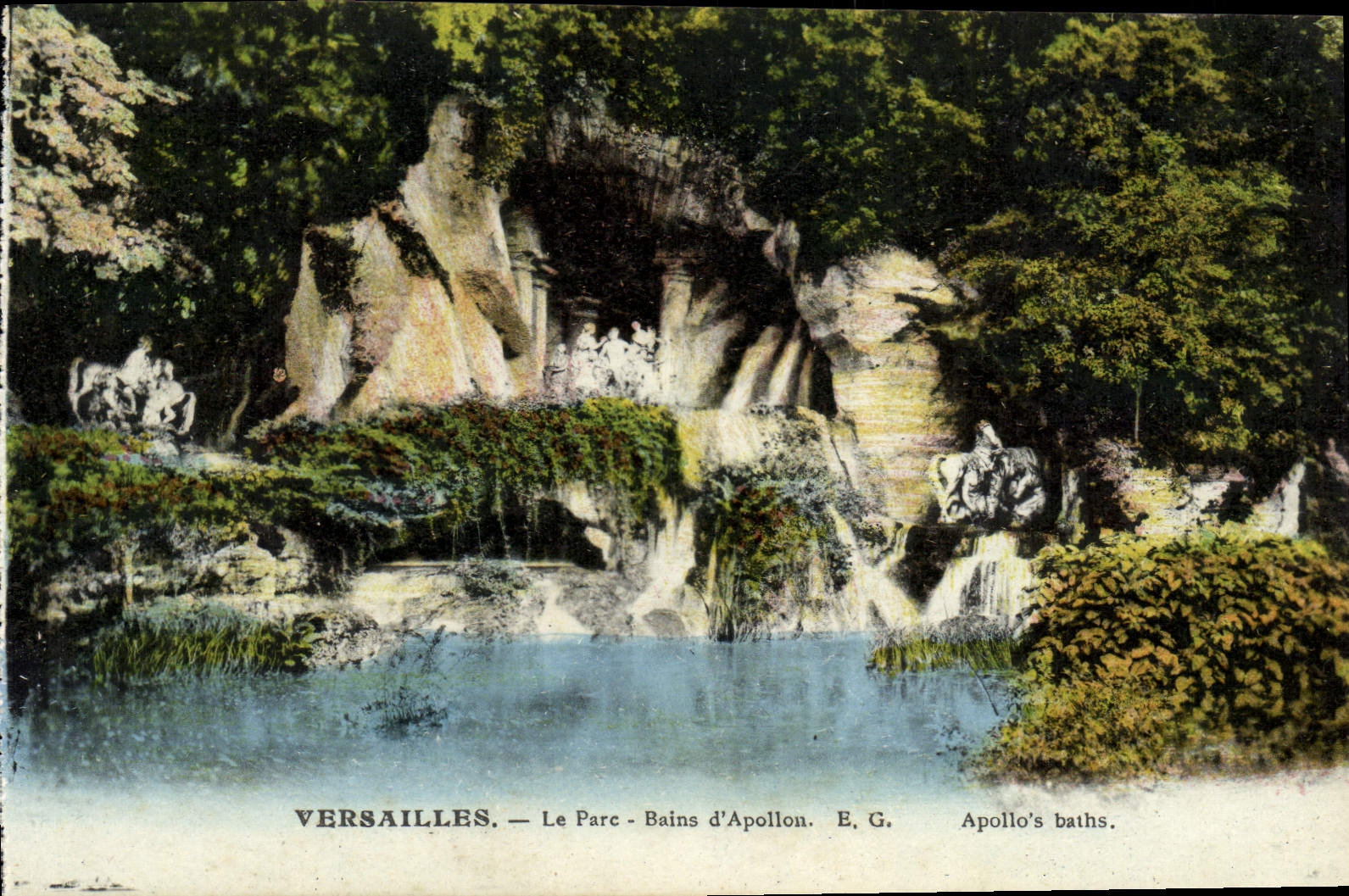 CPA Versailles Le Parc Bains d'Apollon