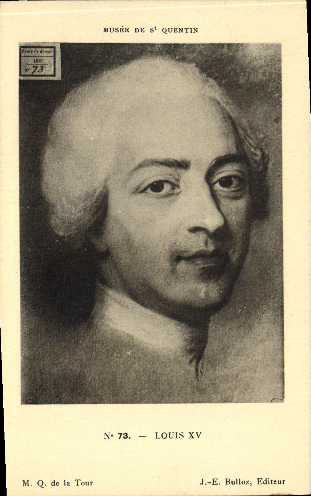 CPA Musee De St Quentin Louis XV Quentin de la Tour