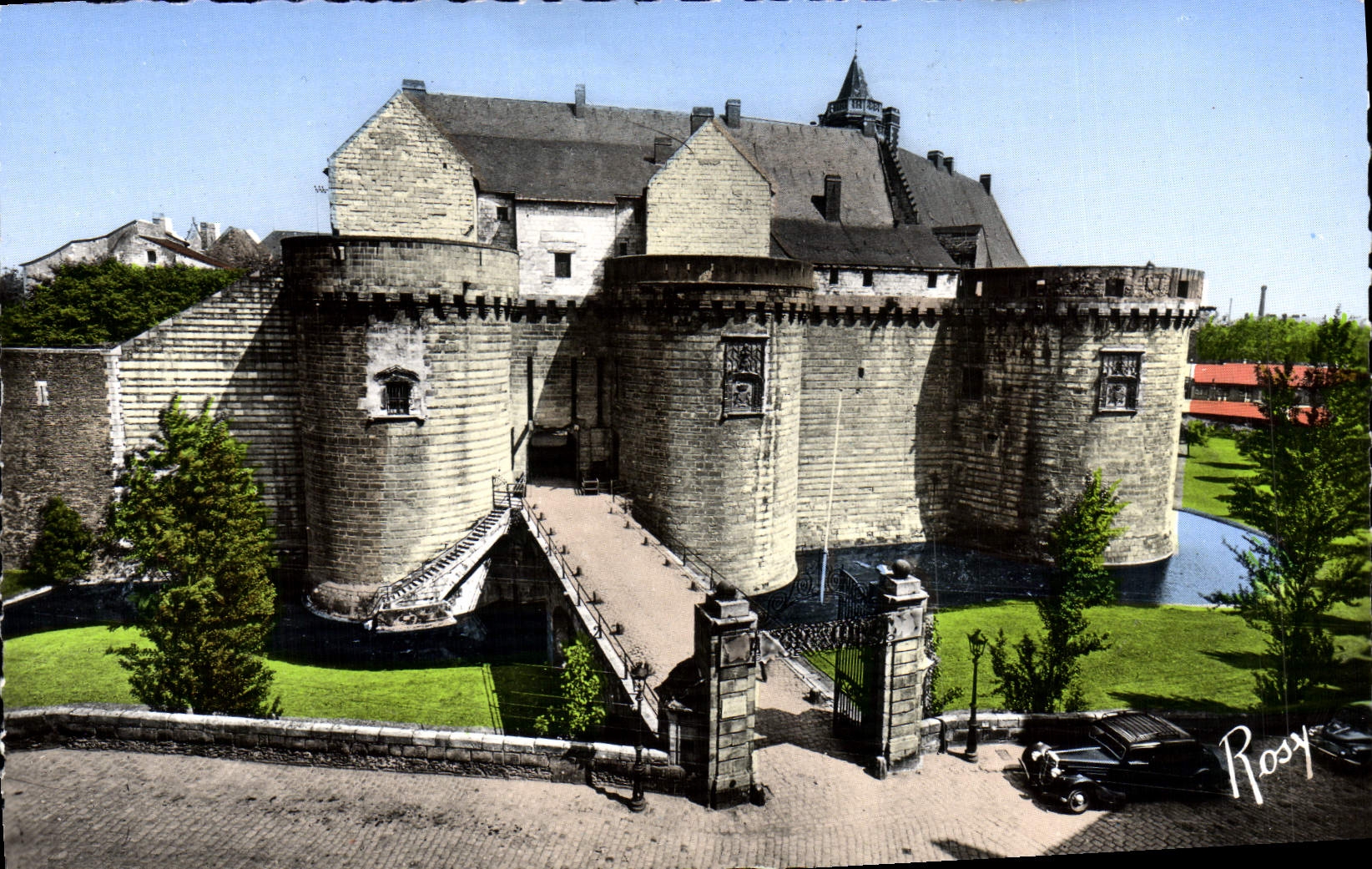 MODERN CARD Nantes Castle Of the Dukes Of Brittany Dimensions Entry