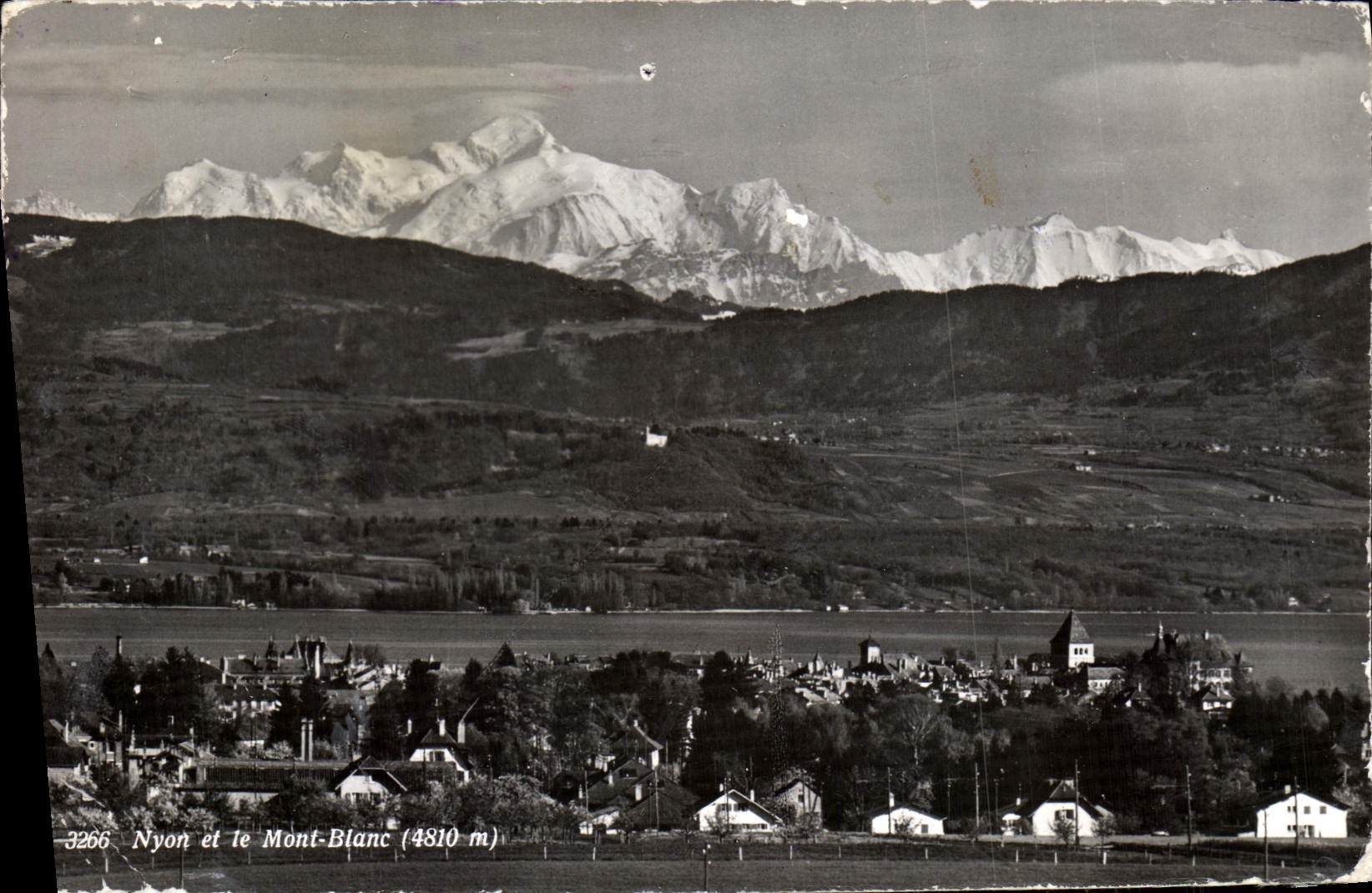 CPM Nyon Et Le Mont Blanc