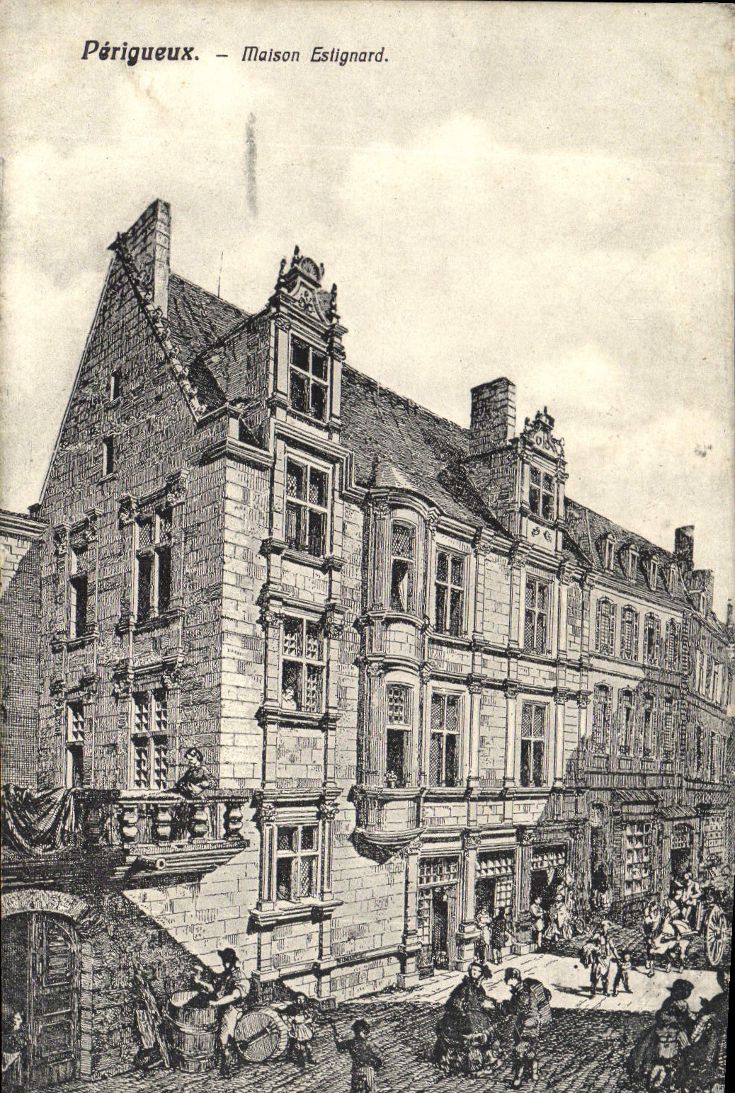 CPA Perigueux Maison Estignard