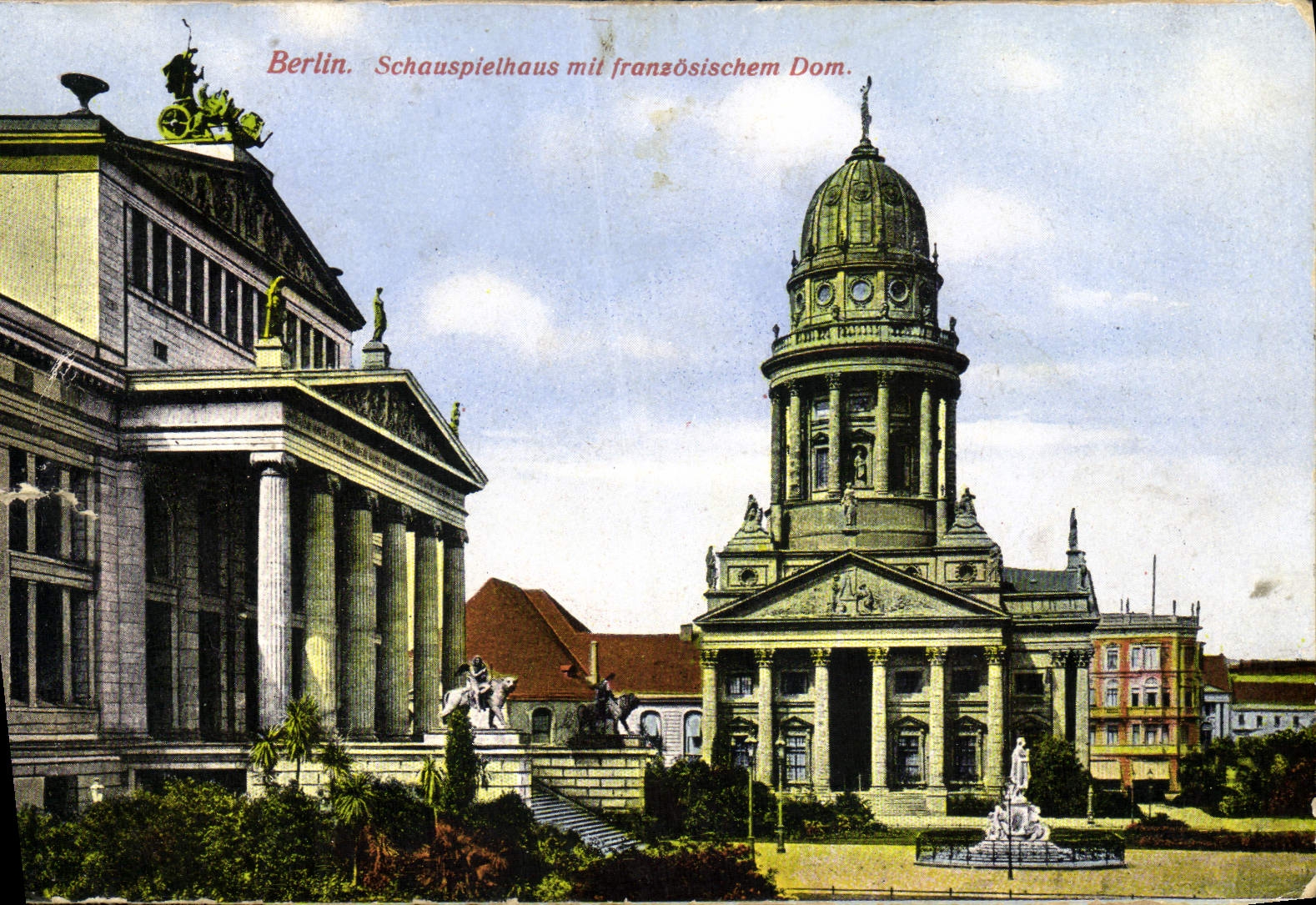 CPA Berlin Schauspielhaus Mit Fransosischem Dom