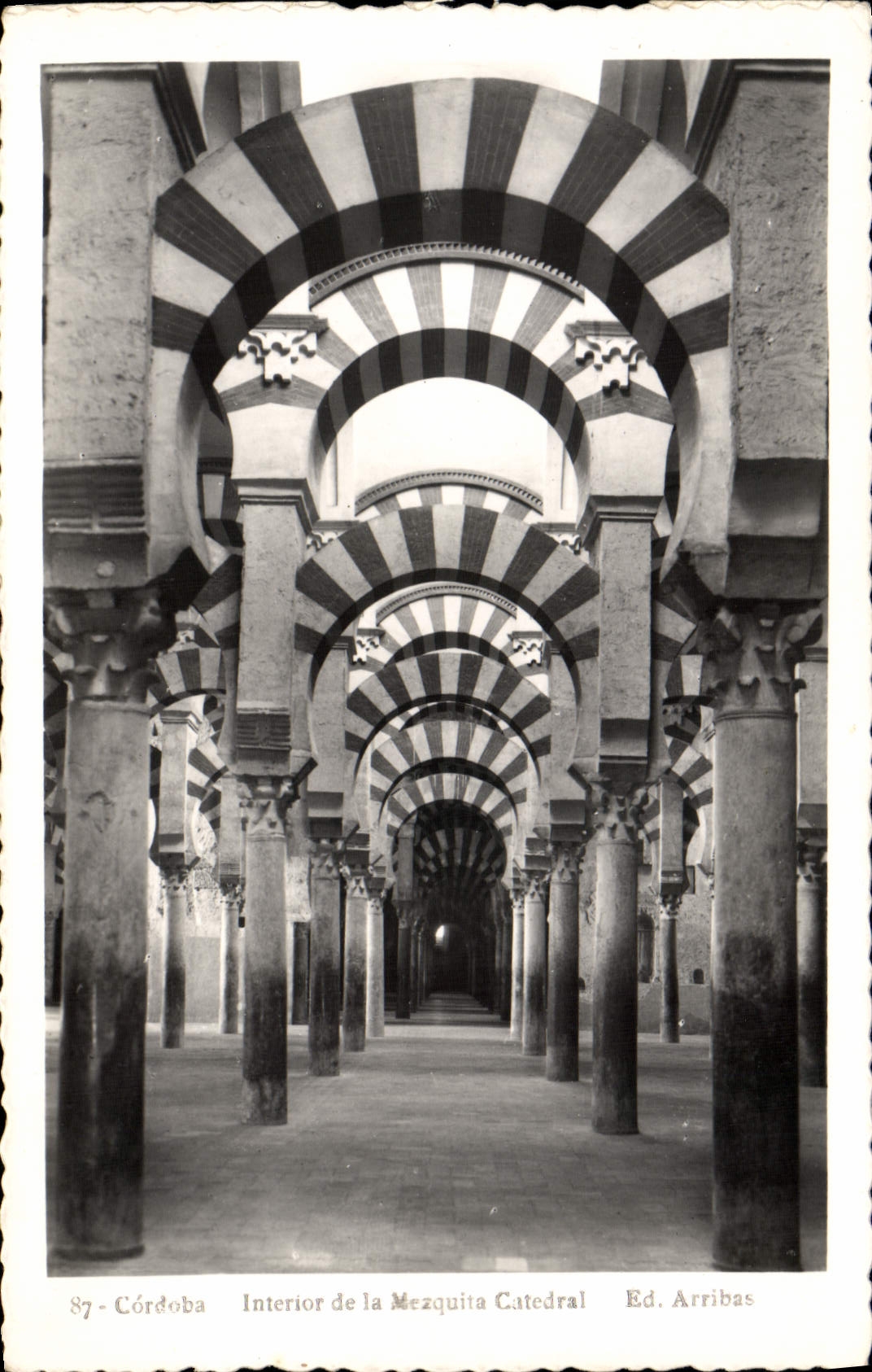 CPM Cordoba Interior De La Mezquita Catedral