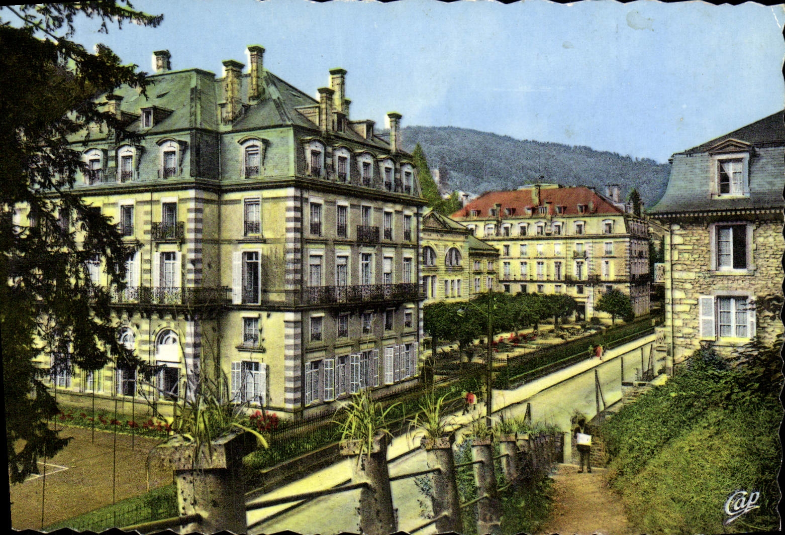 POSTAL MODERNA hotel de Plombieres les Bains de los baños termales