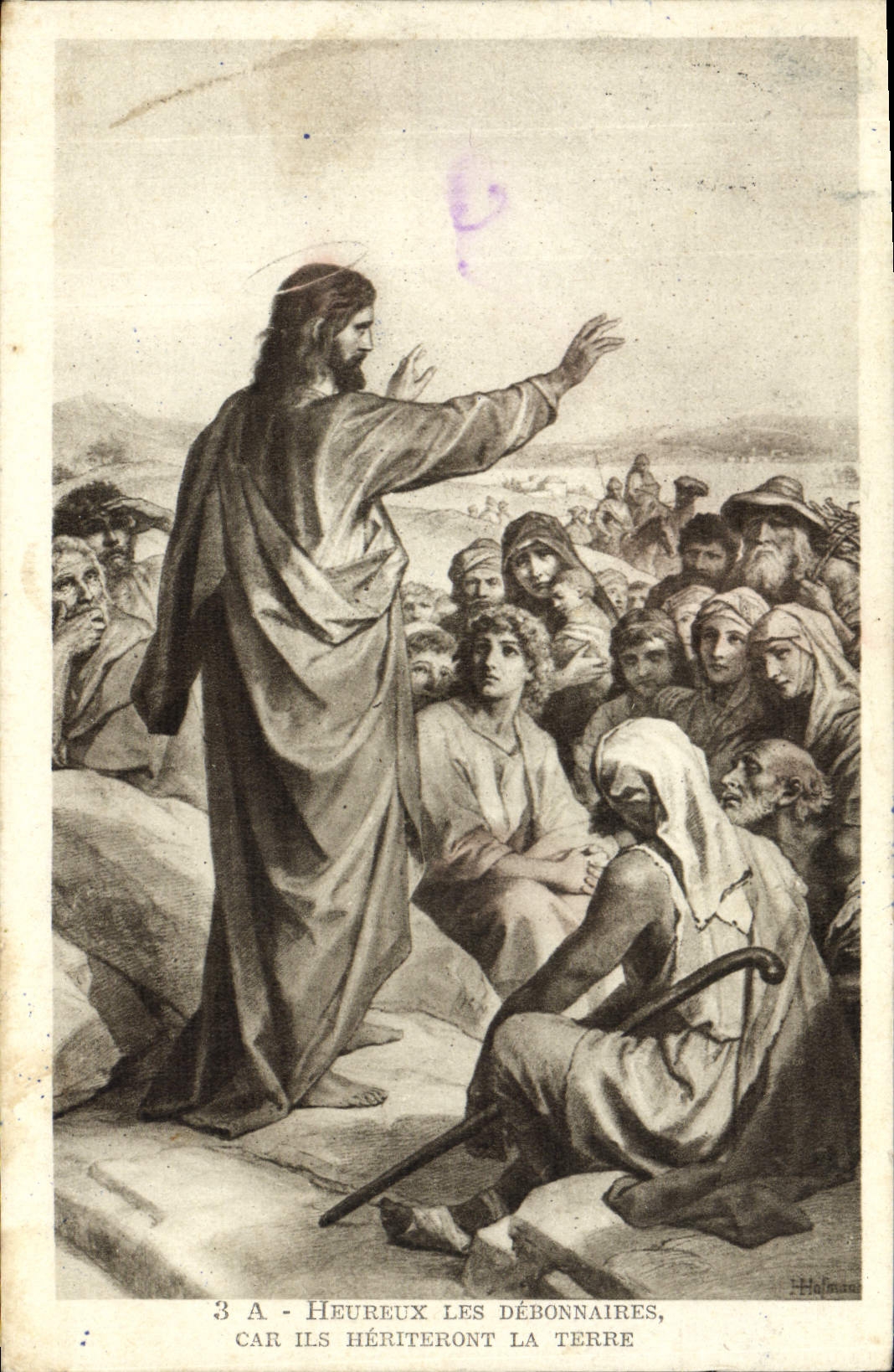 VINTAGE POSTCARD Happy Debonnaires Because They Will inherit the Earth