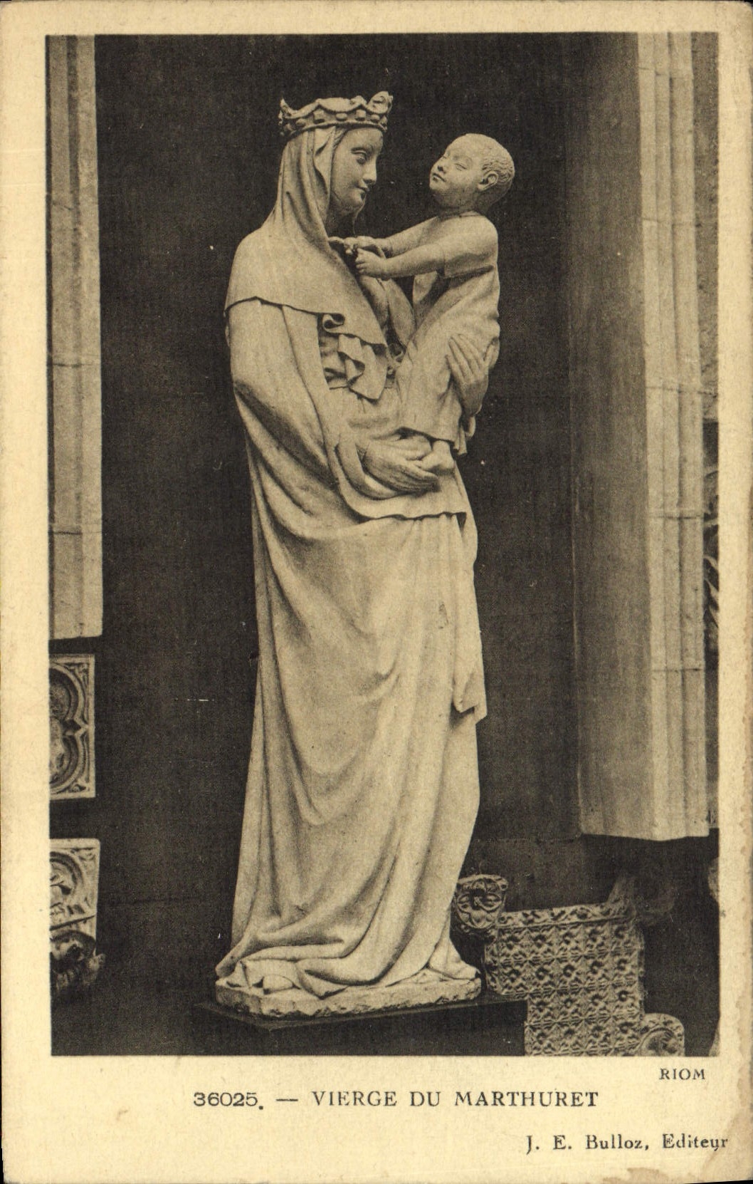 VINTAGE POSTCARD Virgin Of Marthuret